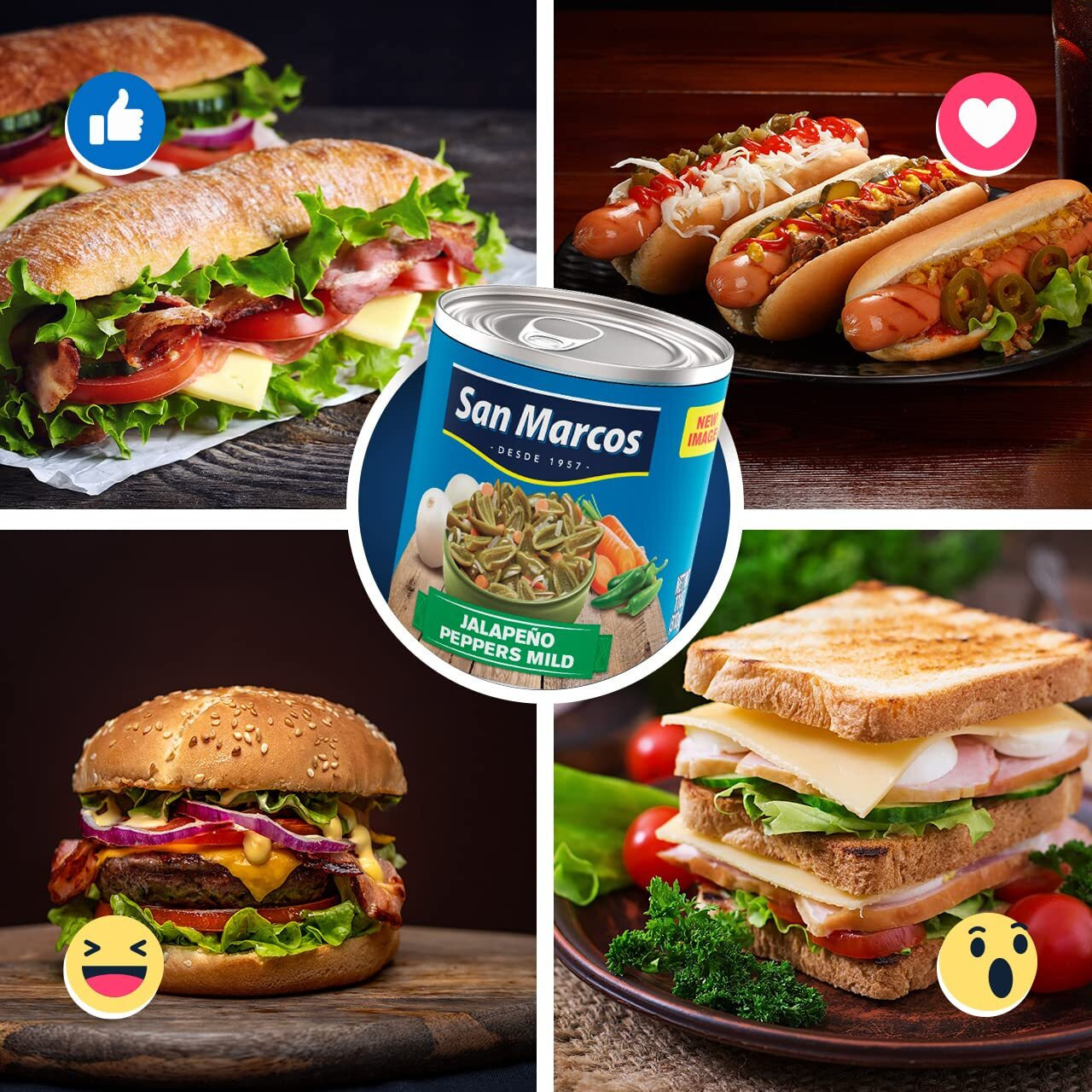 San Marcos Whole Jalapenos, 6 Lb, 97 Oz, Carefully Handpicked Whole Jalapeos Peppers