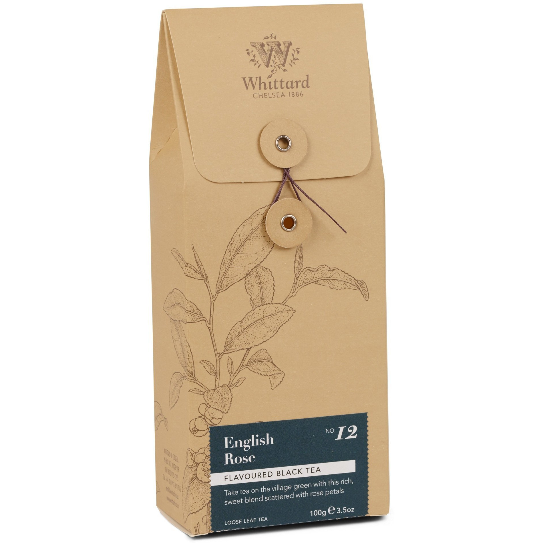 Whittard Tea English Rose Loose Leaf 100G