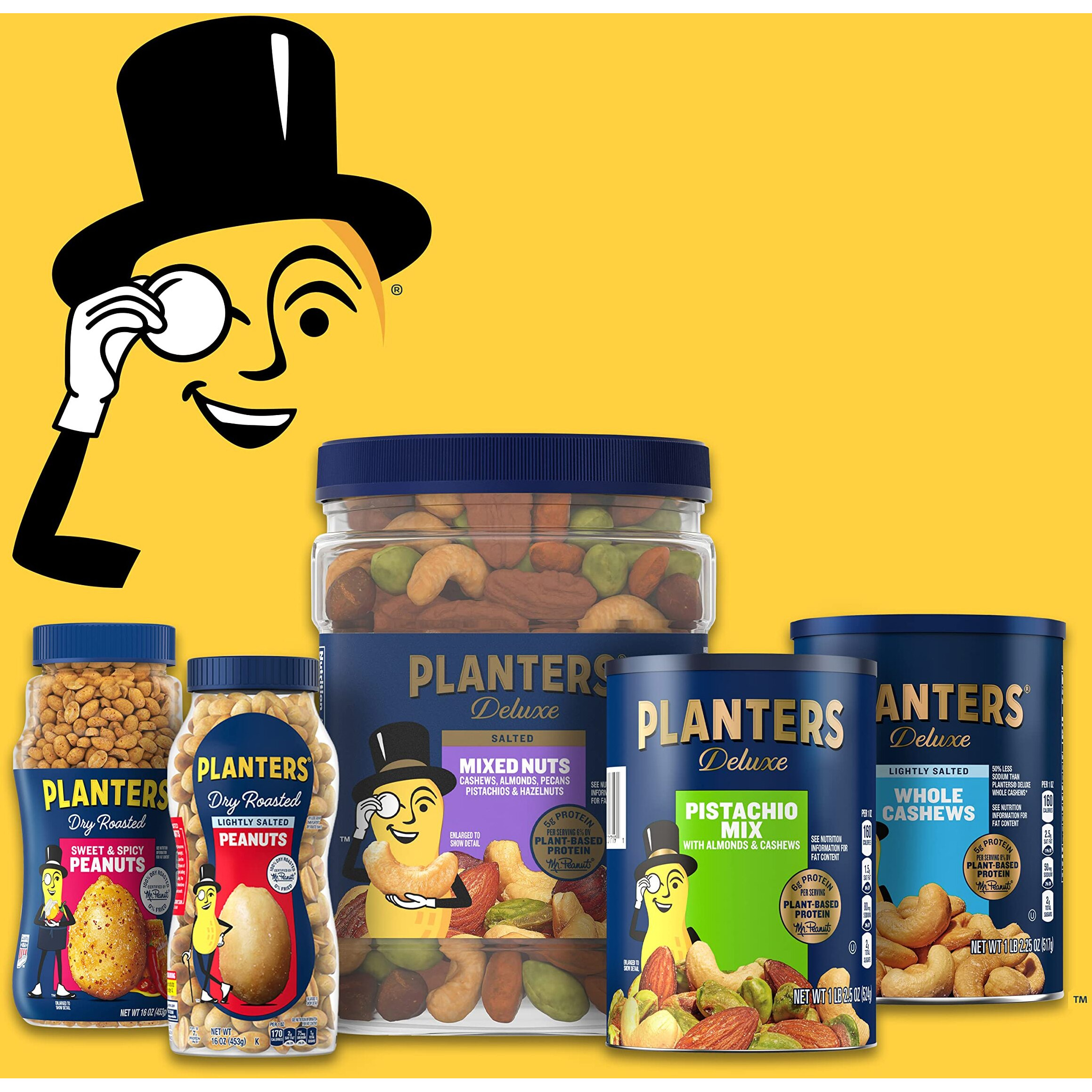 Planters Salted Peanuts, 4 Ounce (Pack Of 12)
