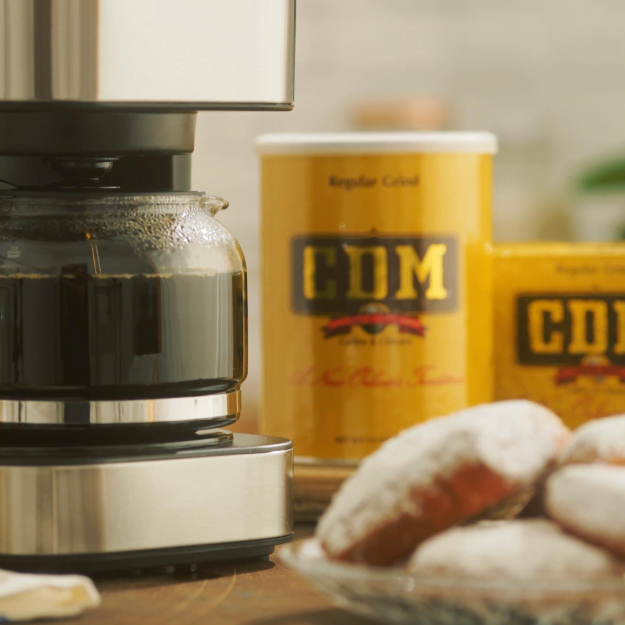 Cdm Ground Coffee & Chicory Regular Grind, 13Oz Can (Pack Of 1)