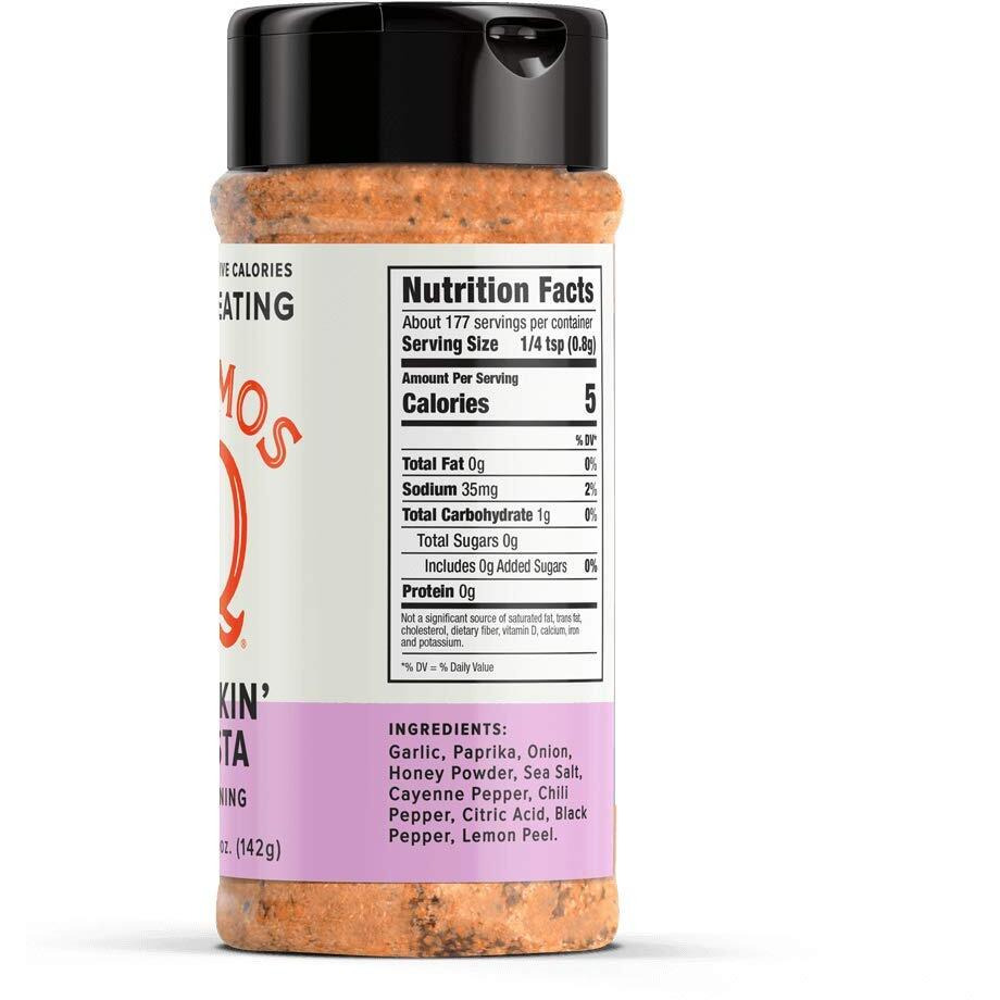 Kosmos Q Freakin Fiesta Seasoning | All-Purpose Spice Mix | All-Natural Southwestern Herbs & Spices | Paleo & Keto Diet Friendly Blend | Sugar-Free, Msg-Free | 5 Calories | 5.0 Oz. Shaker Bottle