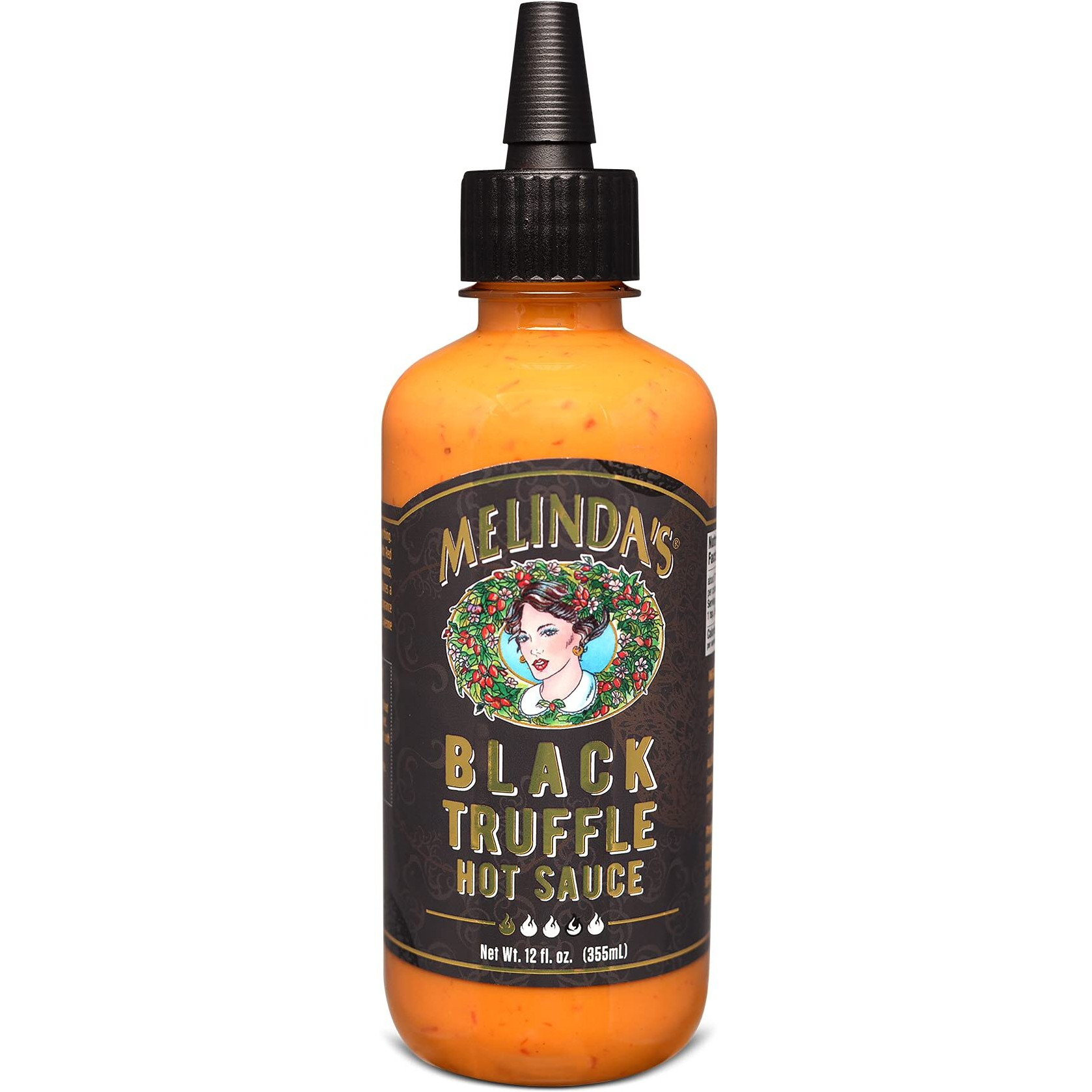 Melinda's Black Truffle Hot Sauce, 12 Fluid Ounce (Pack Of 6)