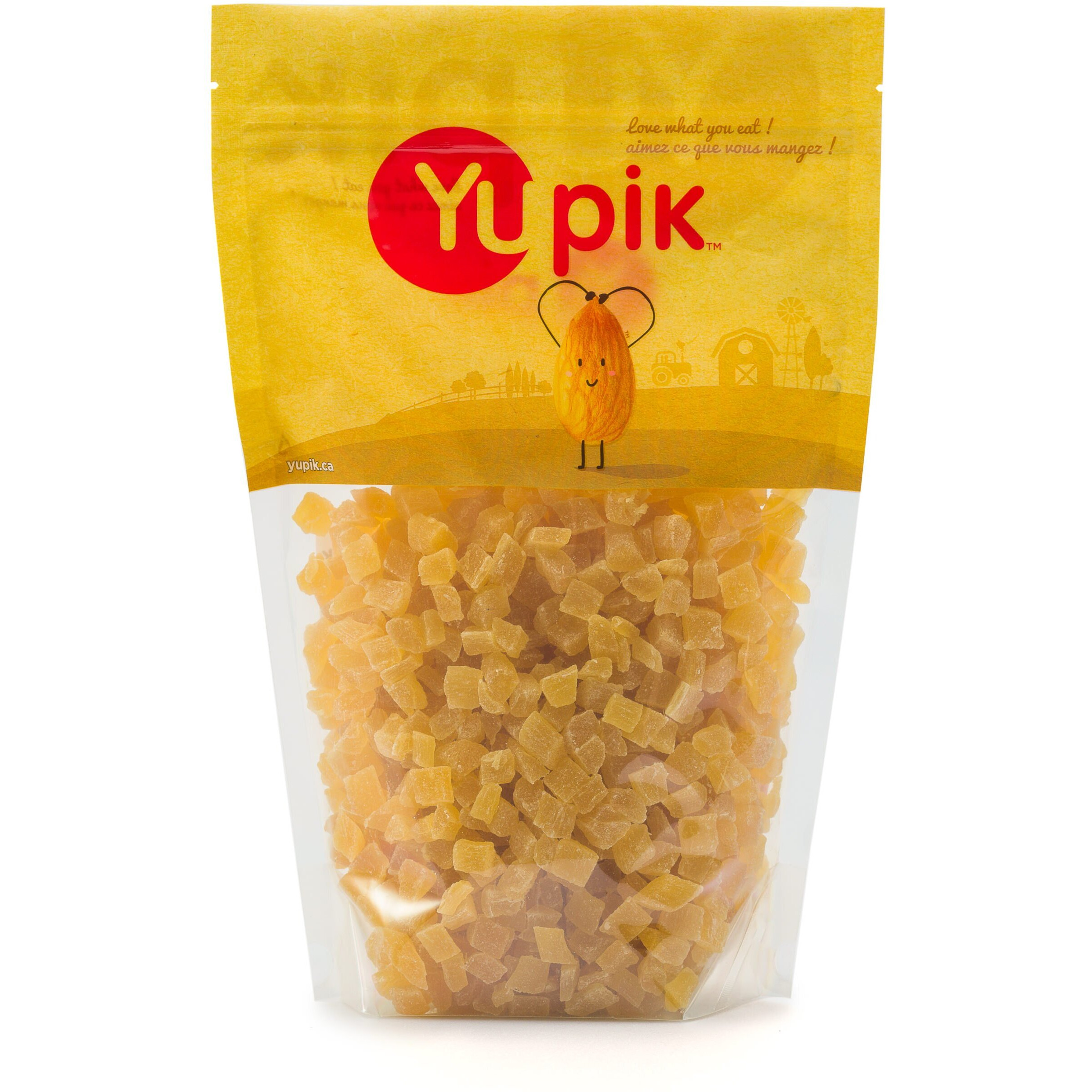 Yupik Dried Pineapple, Diced 2.2 Lb, Non-Gmo, Gluten-Free, Kosher,Sweetened Tropical Dried Fruits, Cubed Pineaplle Pieces, No Added Sulphites, Fruity Snacks, Ideal For Baking, Topping & Inclusions