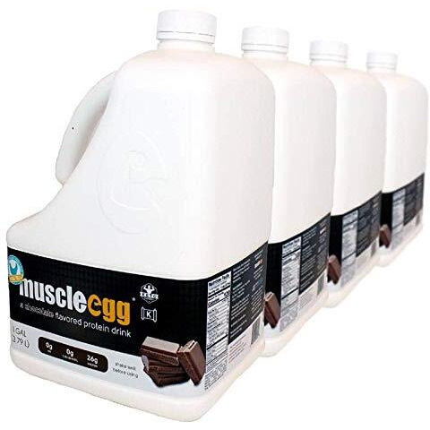 4 Gallons Chocolate Muscleegg Liquid Egg Whites (Cage-Free)
