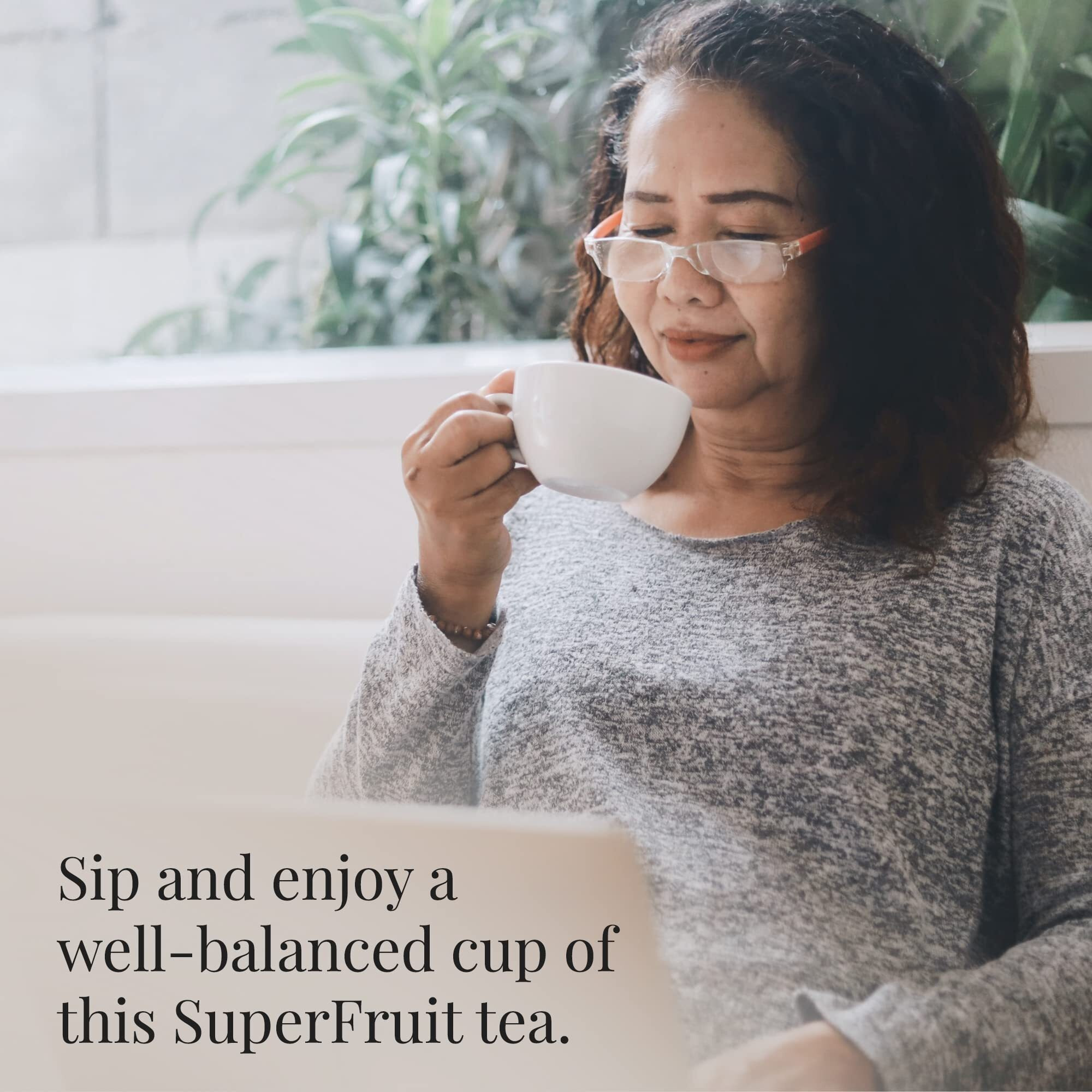 The Republic Of Tea, Pomegranate Green Tea, 50-Count