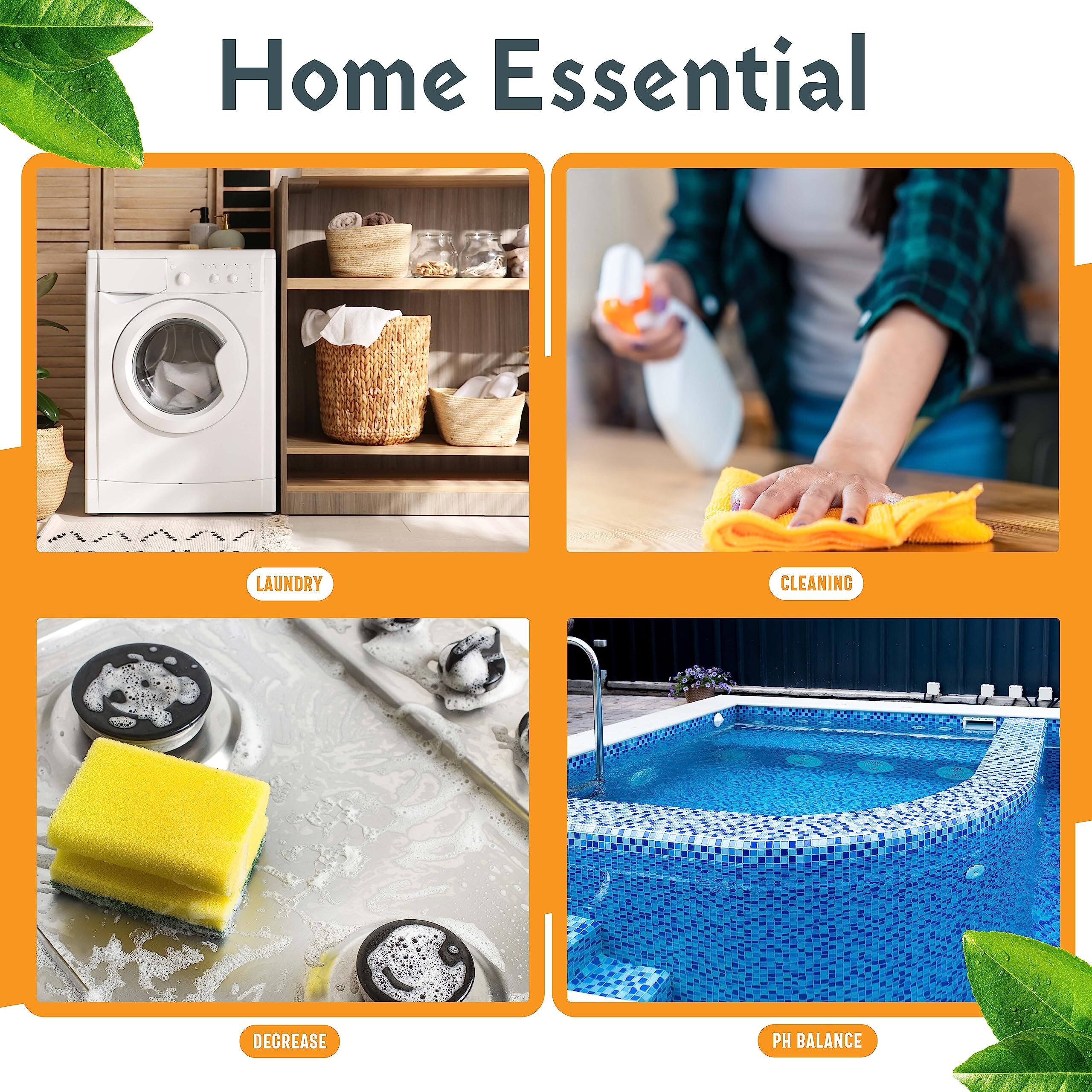 One In A Mill Citric Acid 5Lb | Food Grade Ou Kosher Flavor Enhancer For Cooking, Baking & Canning Preservative | Use For Diy Skincare, Bath Bombs, Water Softener & Cleaning Hard Water Stains