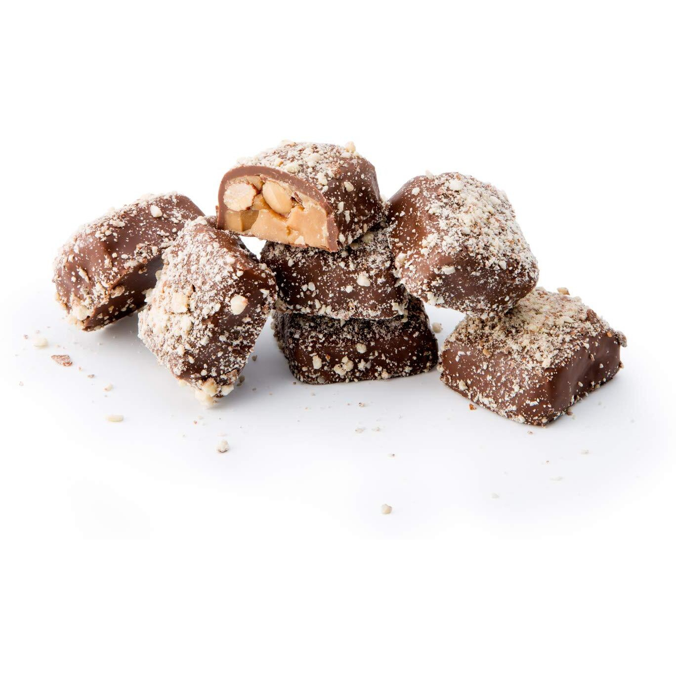 Enstrom Milk Chocolate Almond Toffee Petites 15Oz Box | Bite-Size | Gluten Free | Kosher Dairy | All Natural