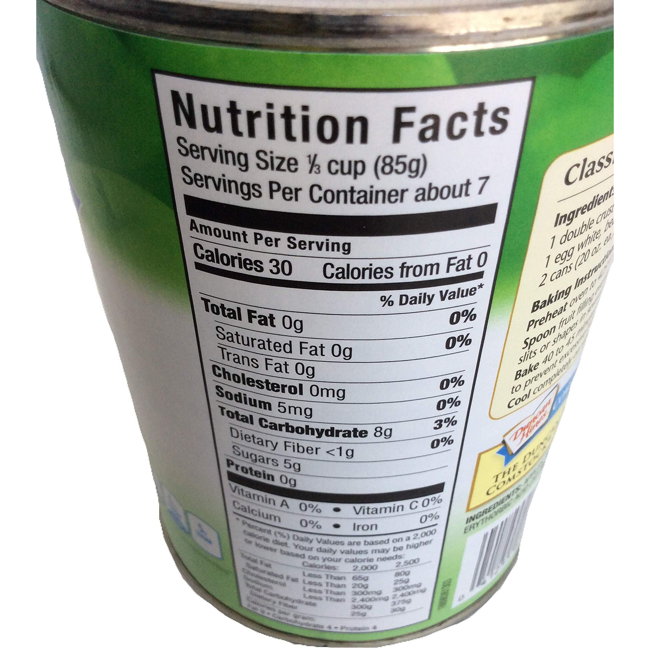 Comstock, No Sugar Added, Apple Pie Filling And Topping, 20Oz Can (Pack Of 3)