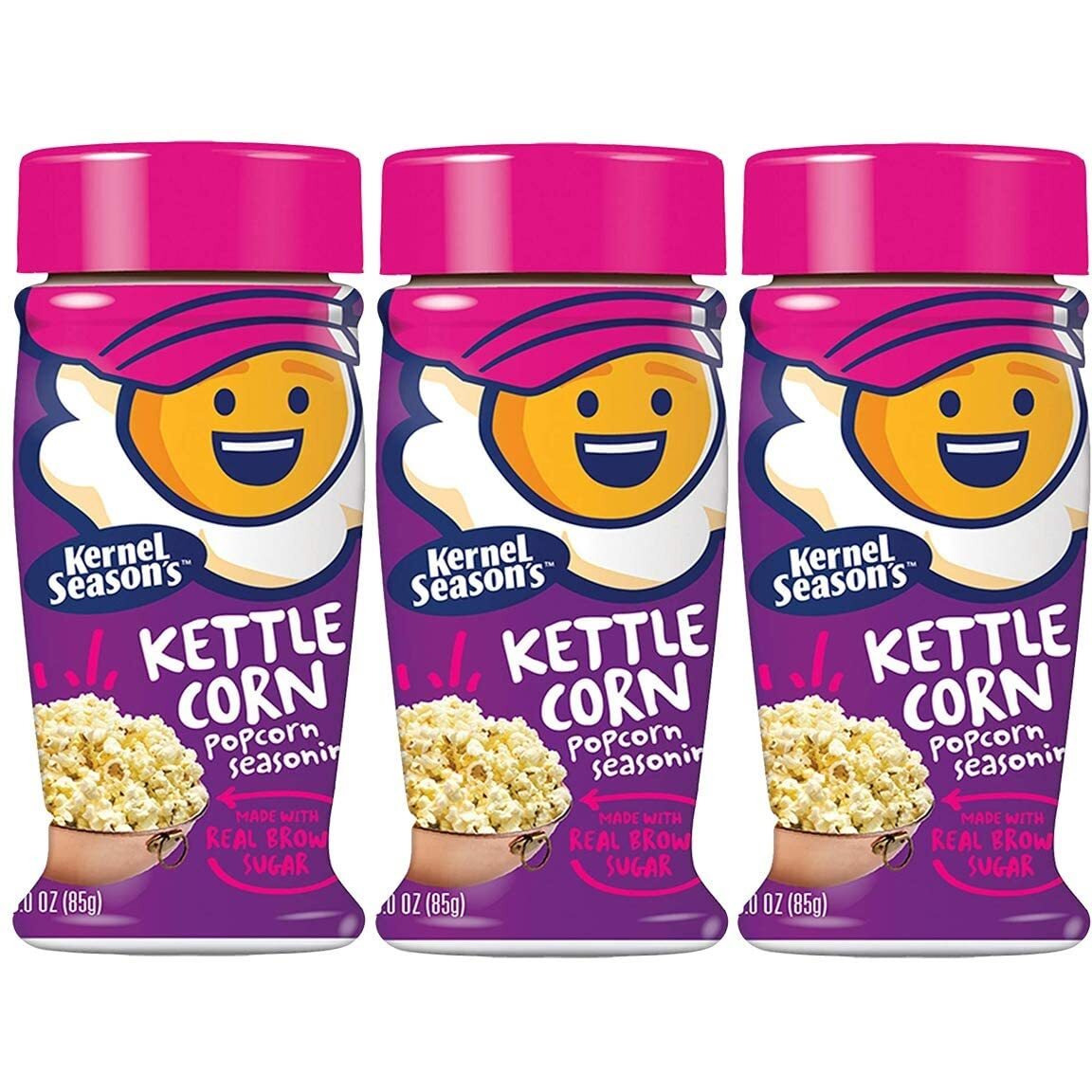 Kernel Season's Popcorn Seasoning, Kettle Corn 2.85 Ounce - Pack Of 3