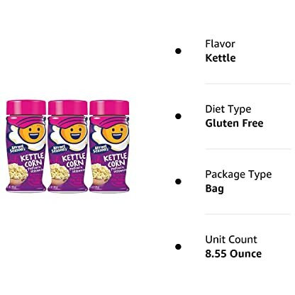 Kernel Season's Popcorn Seasoning, Kettle Corn 2.85 Ounce - Pack Of 3