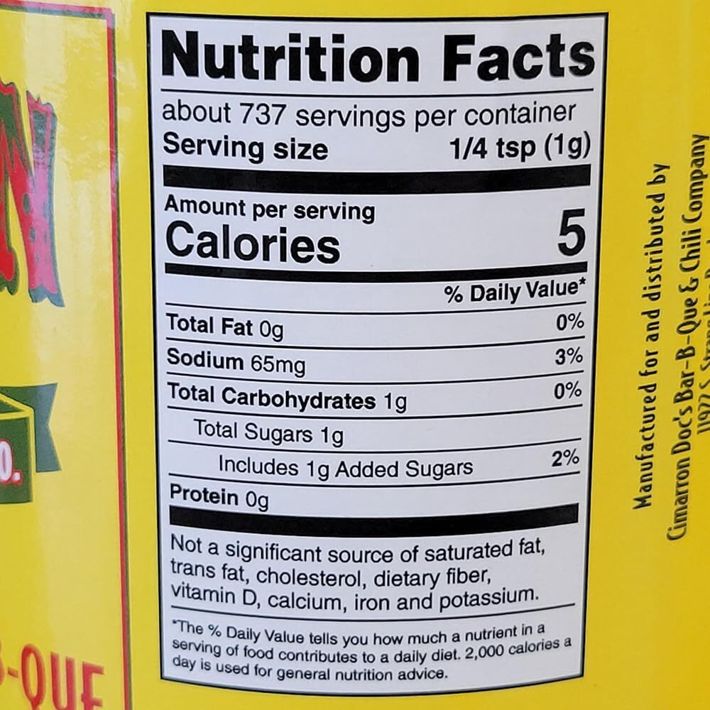 Cimarron Docs Sweet Rib Rub & Bar-B-Q Seasoning Large 1 Lb 10 Oz (26 Oz)