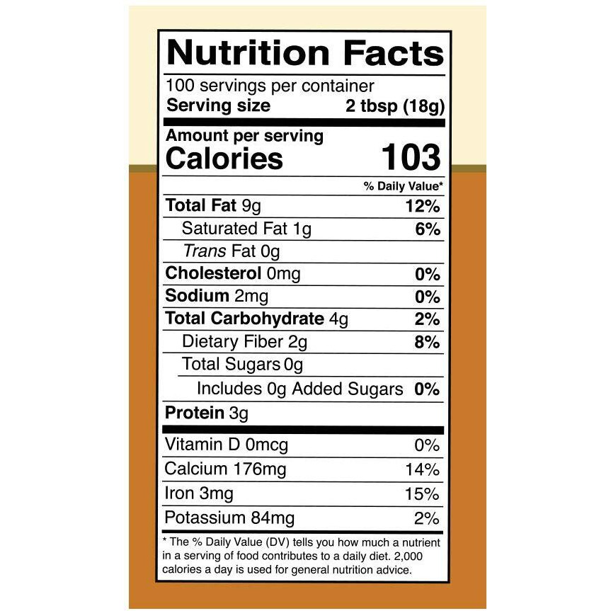 Kevala Organic Toasted Sesame Seeds, Unhulled, 4 Lb