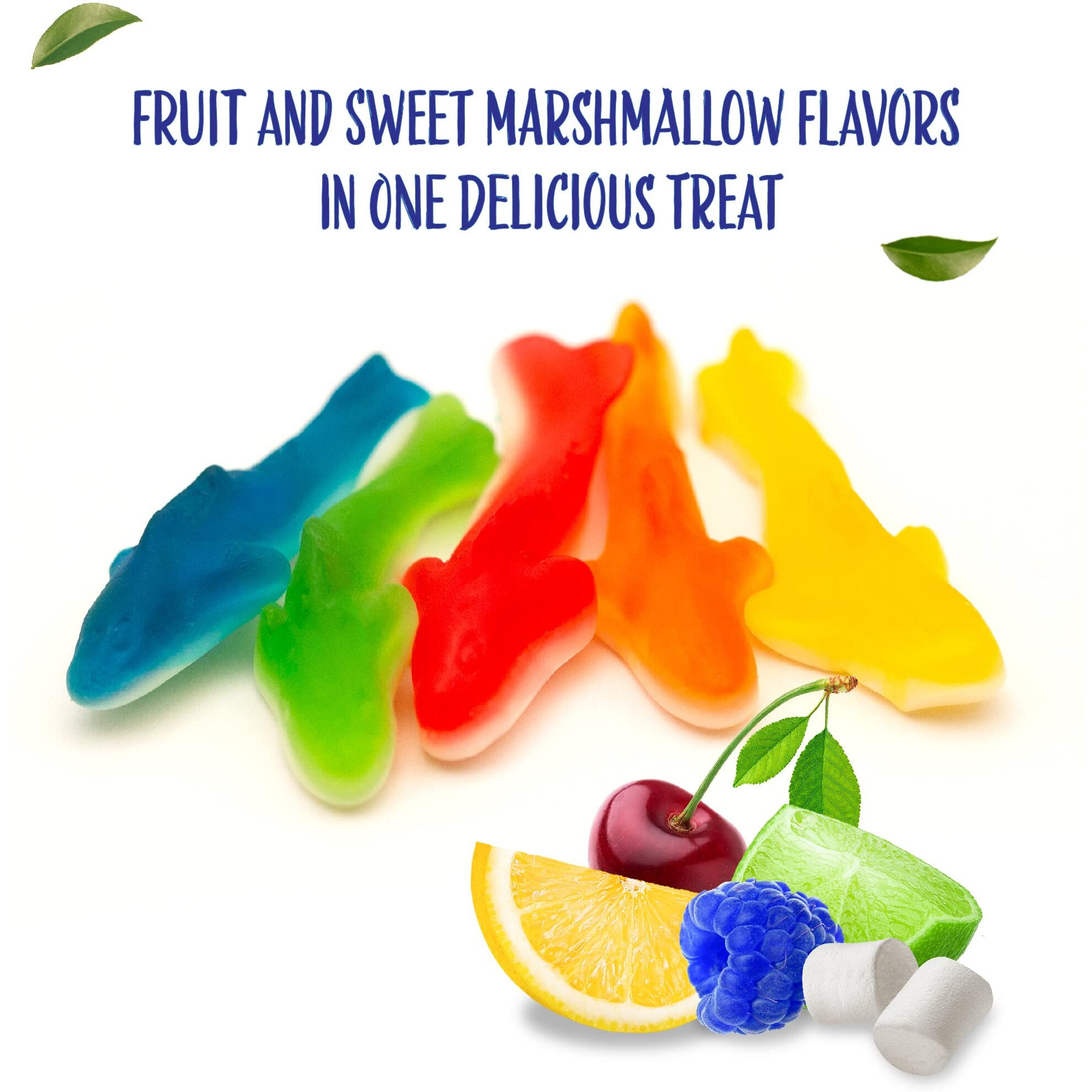 Gummy Sharks Candy In Assorted Fruit Flavors, 2-Pound Bag