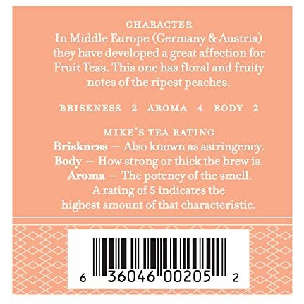 Harney & Sons Peach Fruit Tea | 4 Ounce Loose Herbal Peach Fruit Tea