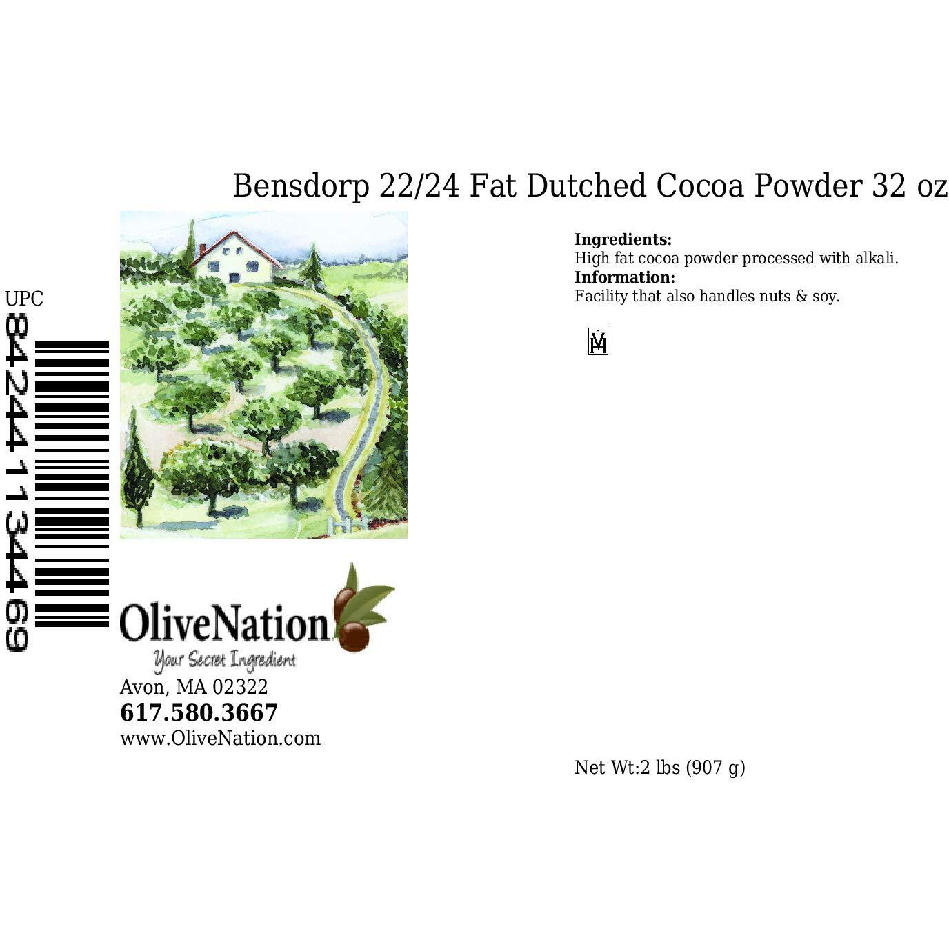 Bensdorp 22/24 Fat Dutched Cocoa Powder From Olivenation - 32 Ounces