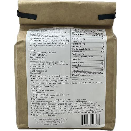 Authentic Foods Sorghum Flour Superfine 3Lbs
