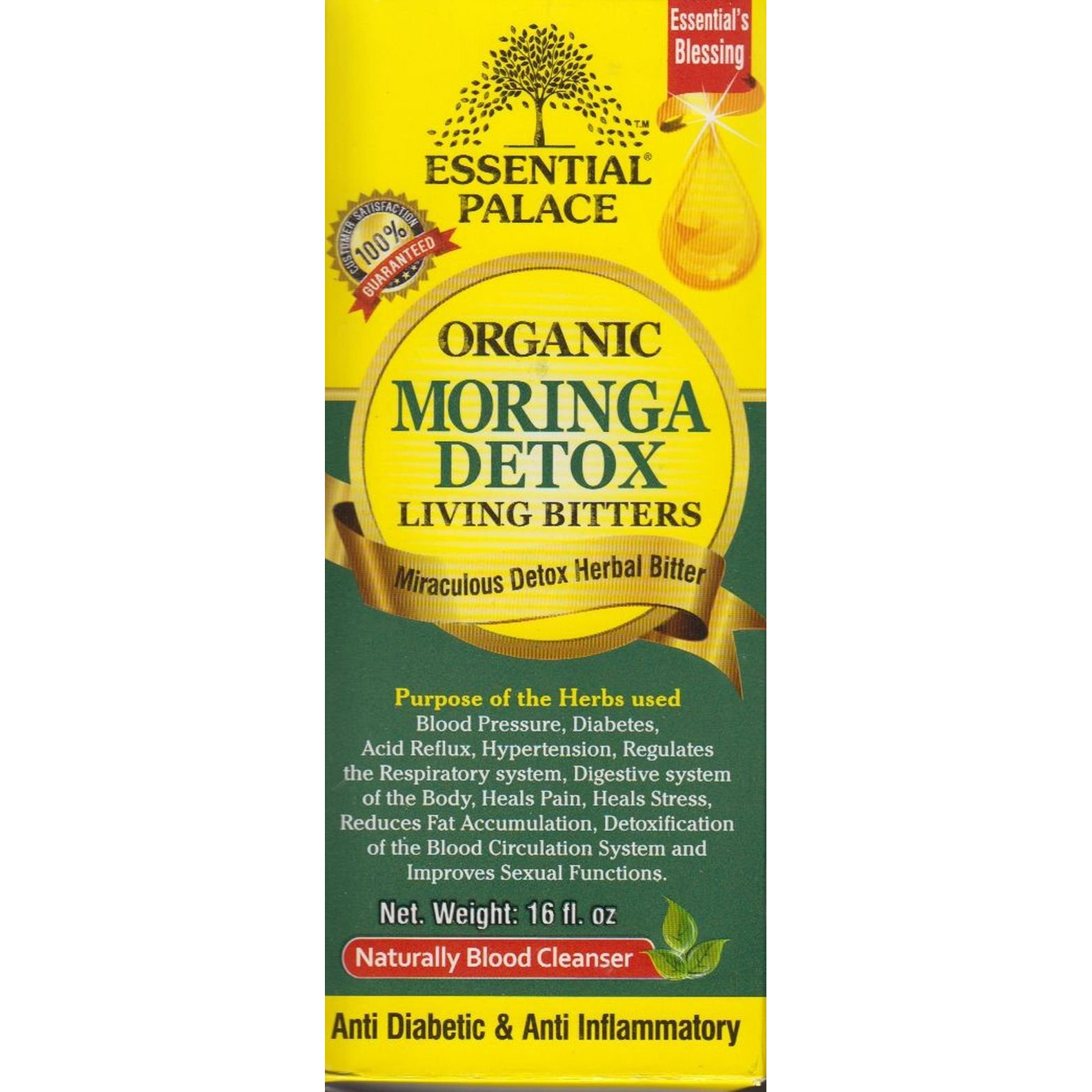 Organic Moringa Living Bitters