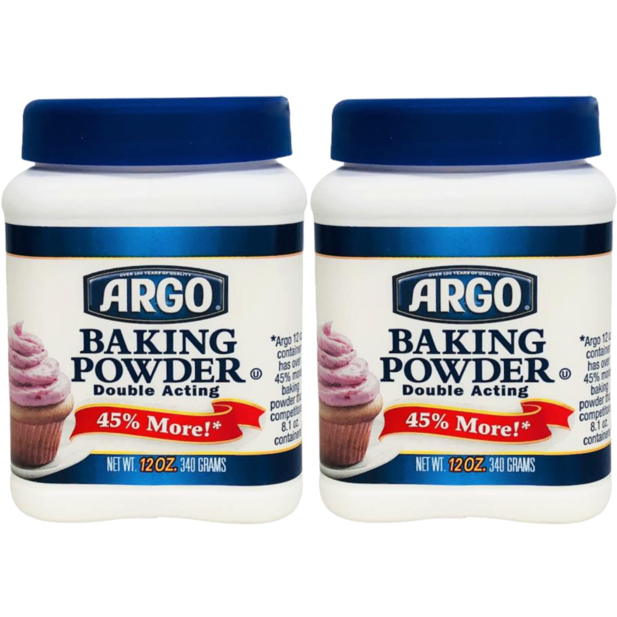 Argo Baking Powder - 12 Oz, Pack Of 2