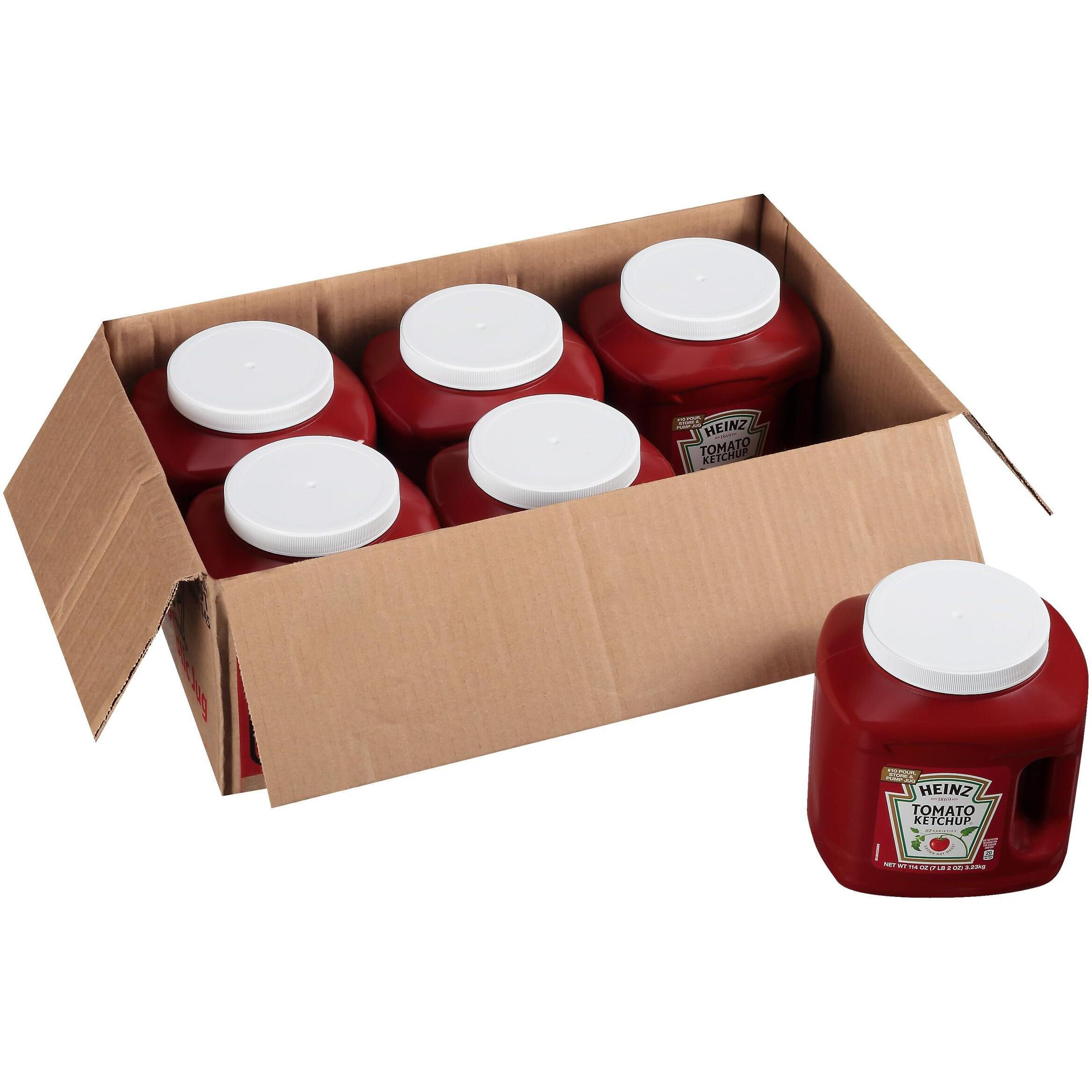 Heinz Tomato Ketchup, 6 Ct Casepack, 114 Oz Jugs