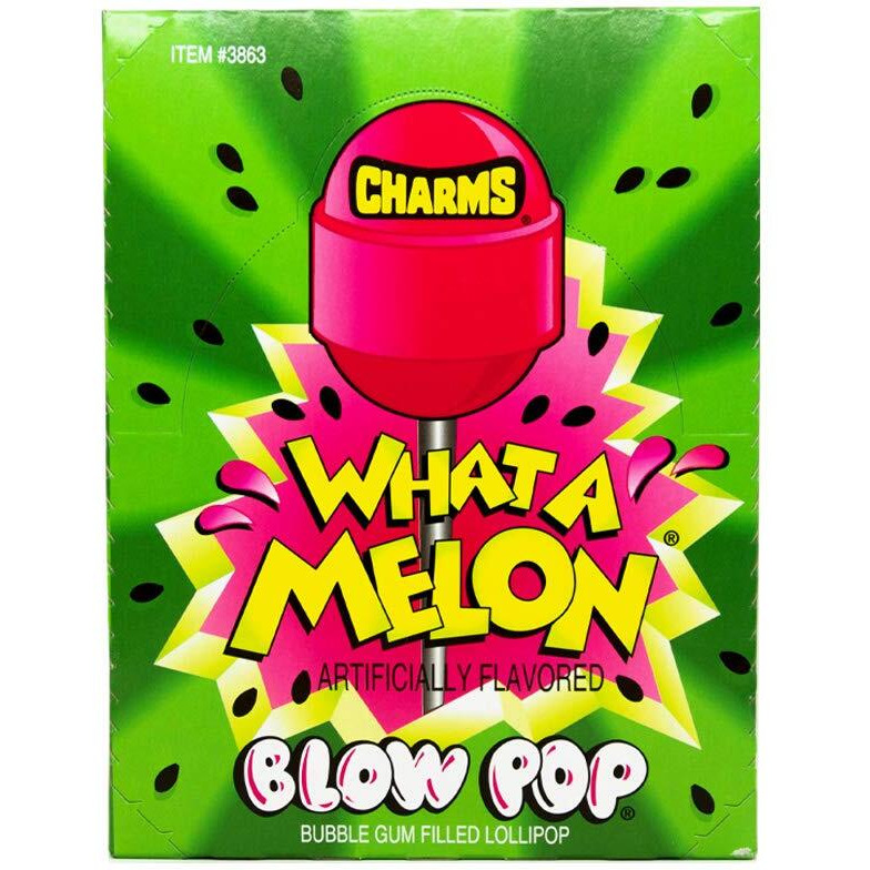 Charms Blow Pops, What-A-Melon Flavor, 48 Count (Pack Of 1)