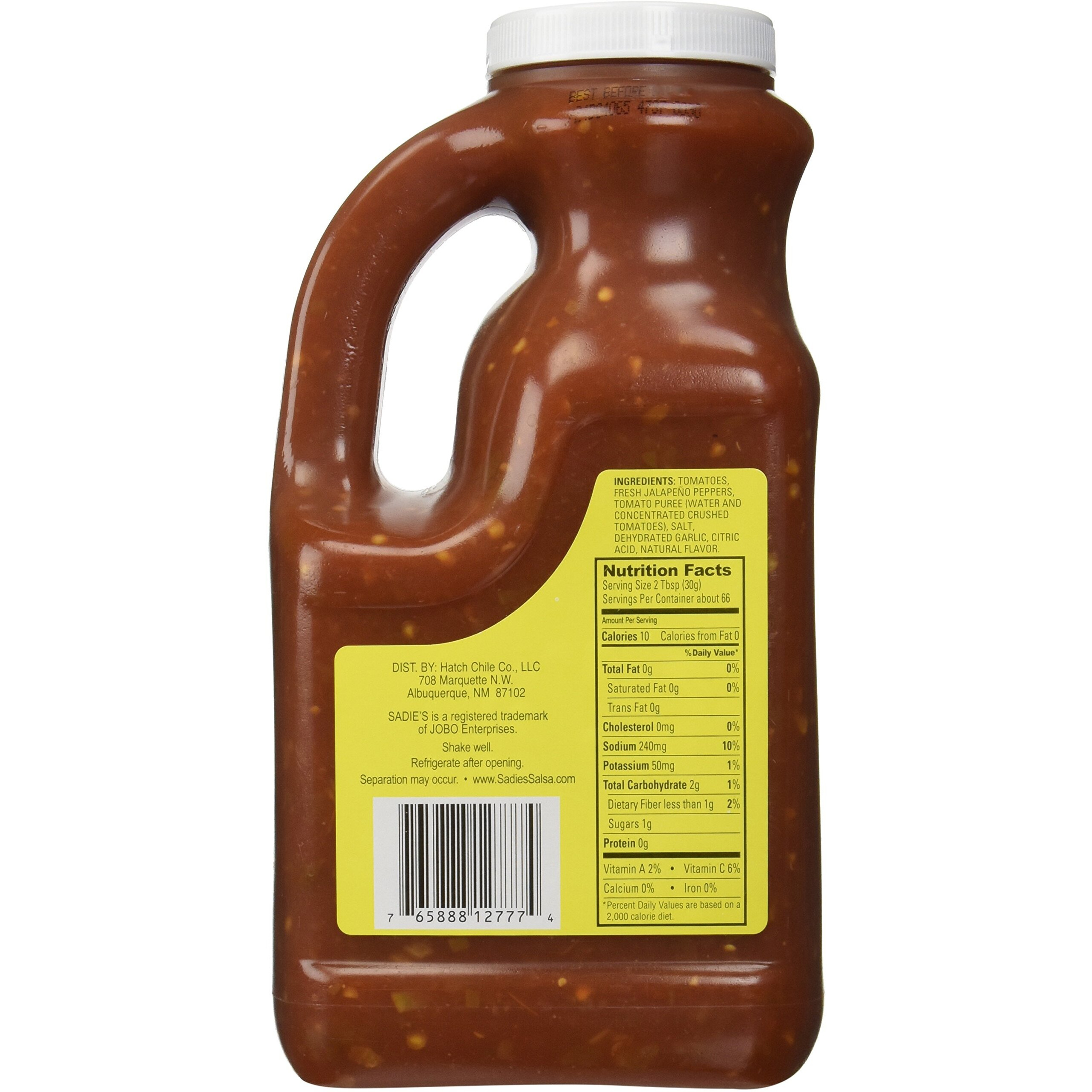 Sadie's Of New Mexico Hot Salsa - 70 Oz Jug - Tomato, Chillies & Jalapenos (Pack Of 2)