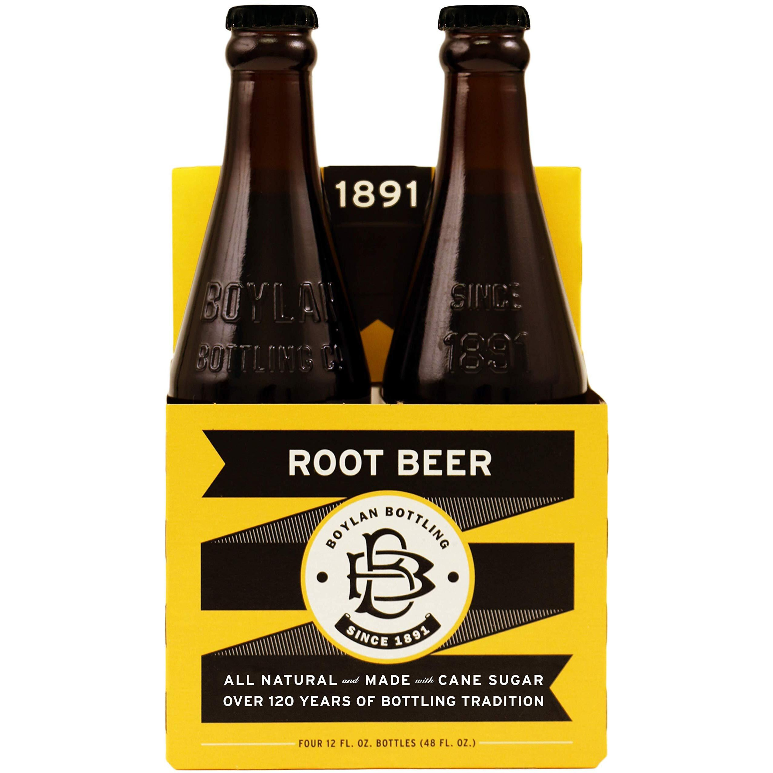 Boylan Bottling Natural Root Beer Soda, 12 Fluid Ounce - 24 Per Case.