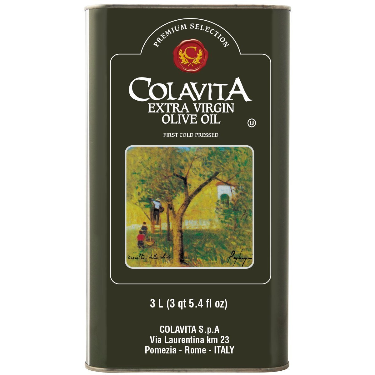 Colavita Extra Virgin Olive Oil In Tin, 3L Tin