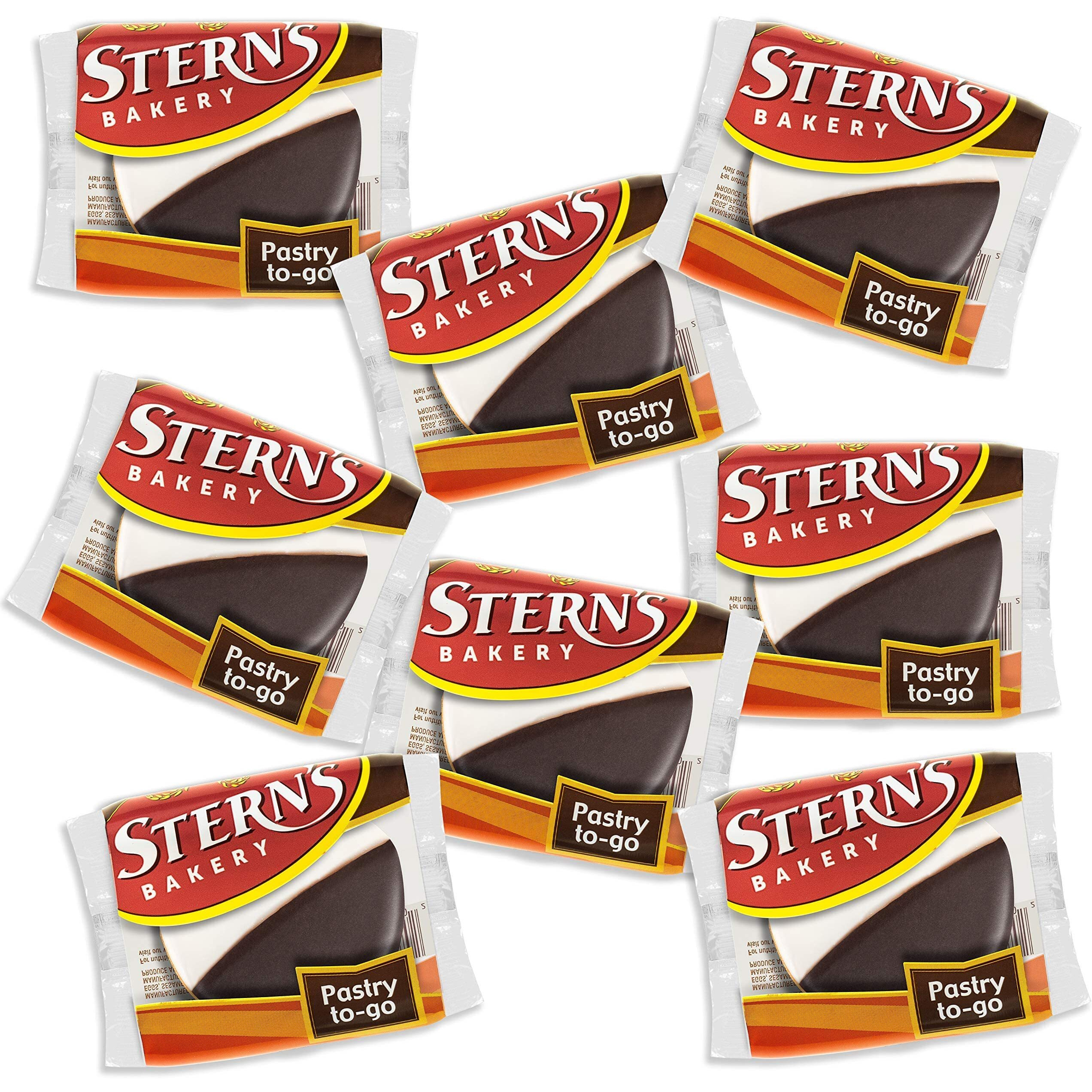Black And White Cookies | 20 Gourmet Cookies Individually Wrapped | Ny Style Black & White Cookies | Easter Food Gift Baskets | Snack Cakes | Kosher, Dairy & Nut Free | Sterns Bakery