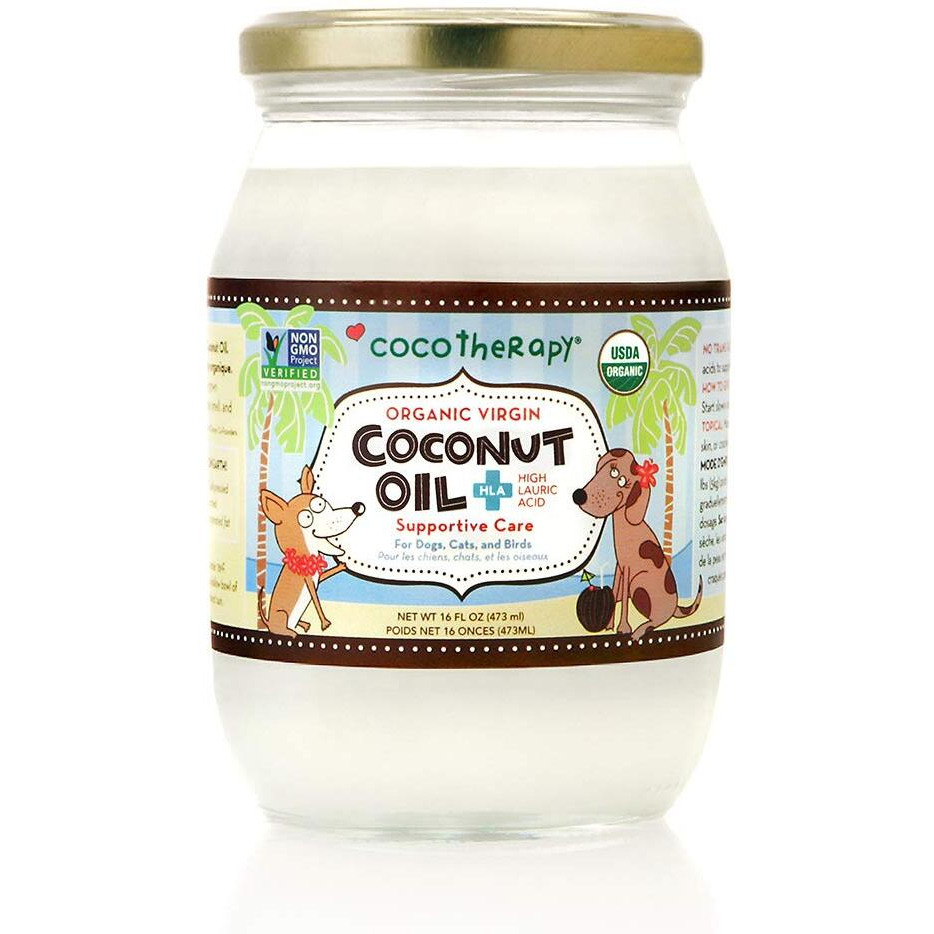 Cocotherapy Organic Virgin Coconut Oil For Pets, 16 Oz