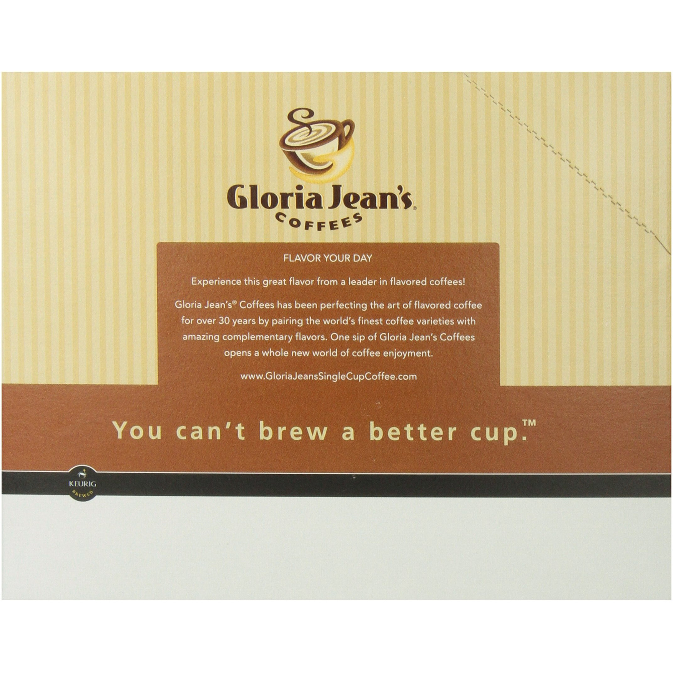 Gloria Jean's Coffees, French Vanilla Supreme K-Cup Portion Pack For Keurig Brewers 24-Count