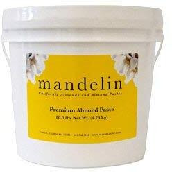 Mandelin Premium Almond Paste 66% Almonds, 34% Sugar (10.5Lb)