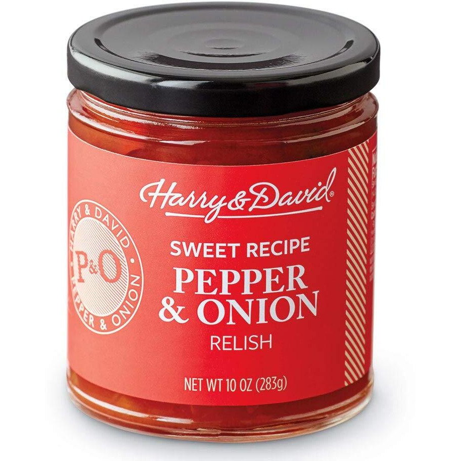 Harry & David Sweet Pepper & Onion Relish (10 Ounces), Sandwich Topping, Burger Condiment, Charcuterie Board