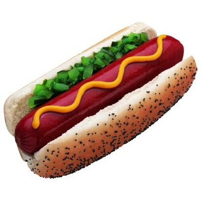 Vienna Beef Jumbo Skinless Franks 6"" 51 5 Lbs. (25 Total Franks)