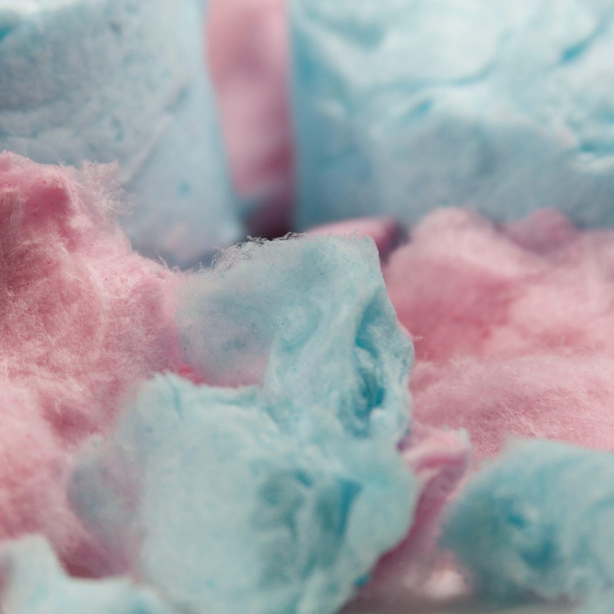 Snacktery Pink & Blue Cotton Candy - Experience The Sweetness Of The Fair With Strawberry & Raspberry Flavored Cotton Candy - Pack Of 3
