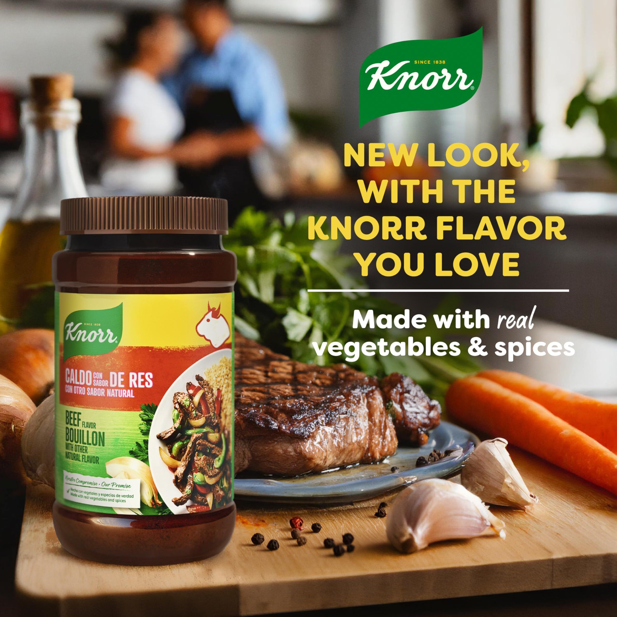 Knorr Granulated Bouillon Beef 2.0 Lb, Pack Of 6