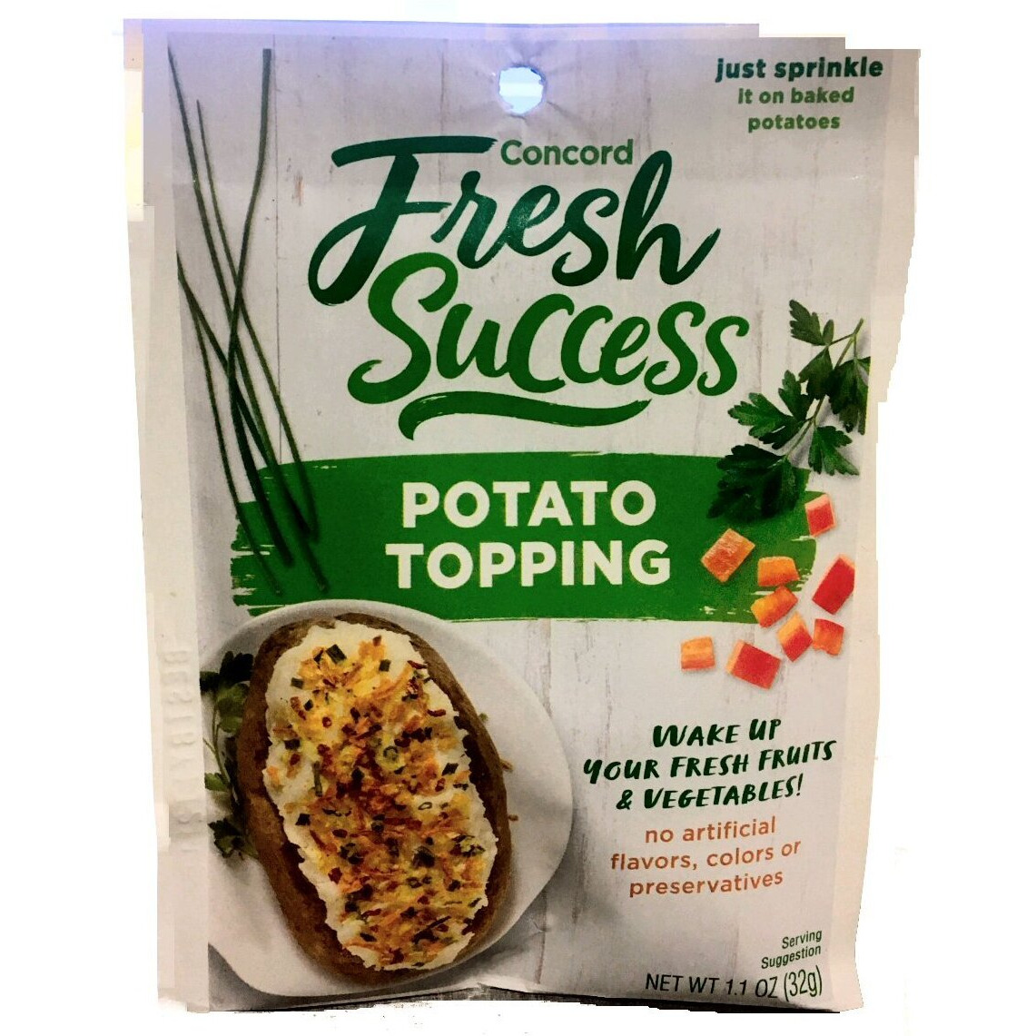 Concord Potato Topping - 18 Pack