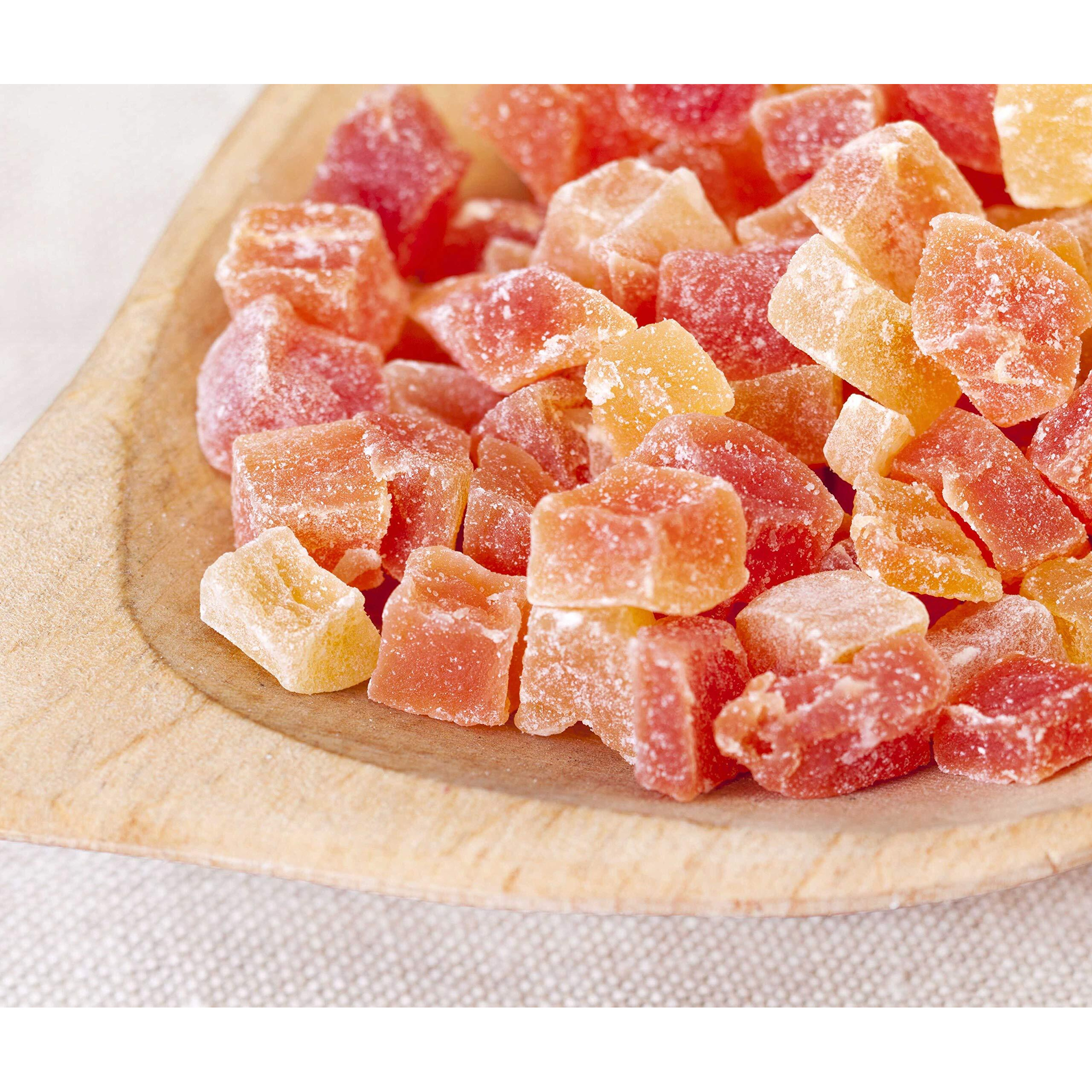 Anna And Sarah Dried Diced Papaya Low Sugar In Resealable Bag, 2Lbs