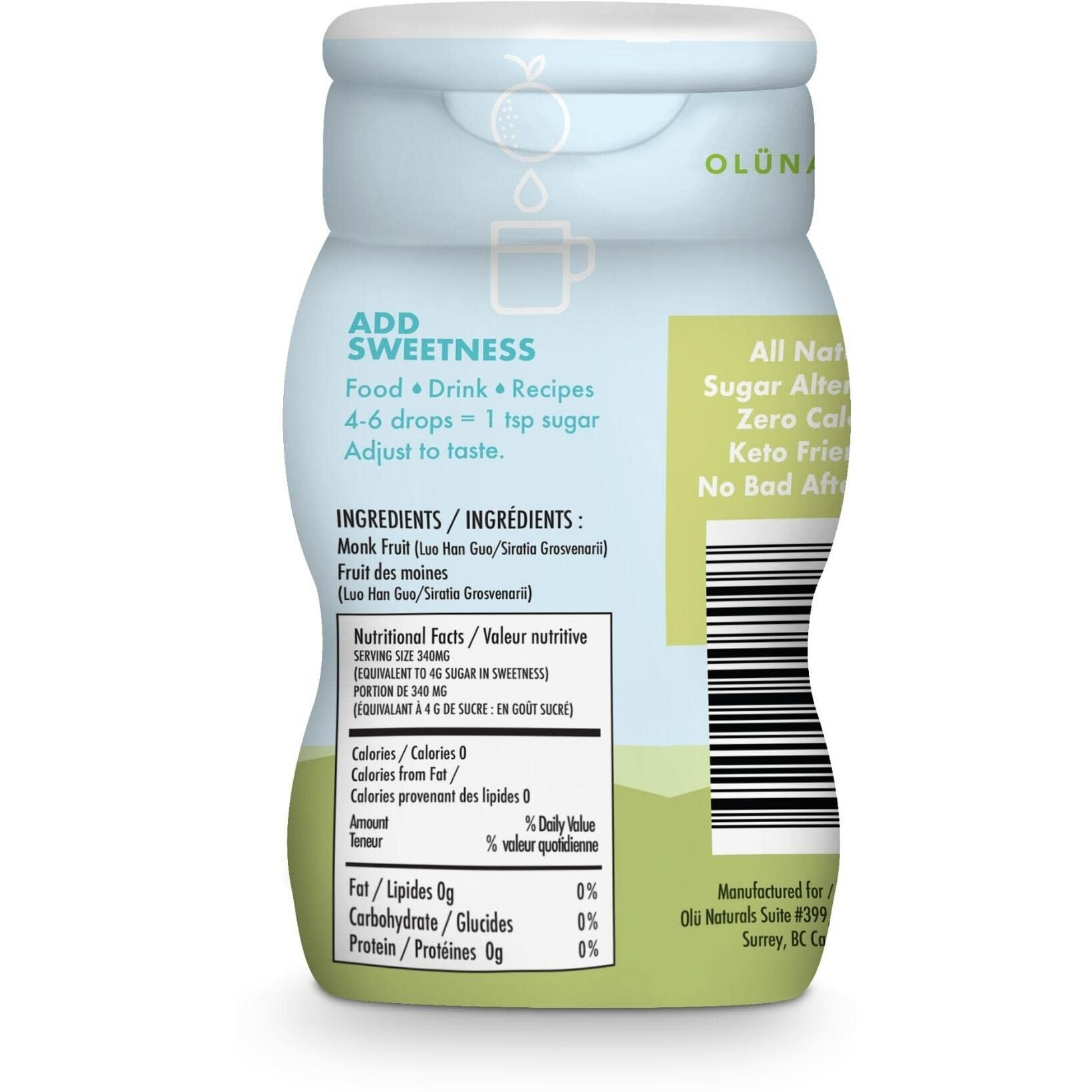 100% Pure Original Monk Fruit Sweetener Liquid Sugar Substitute By Sweetmonk - 1.7Oz |No Water Added Monk Fruit Extract | Zero Calorie Keto Friendly Monk Fruit Drops |Vegan, Gluten Free And Kosher (2 X Original)