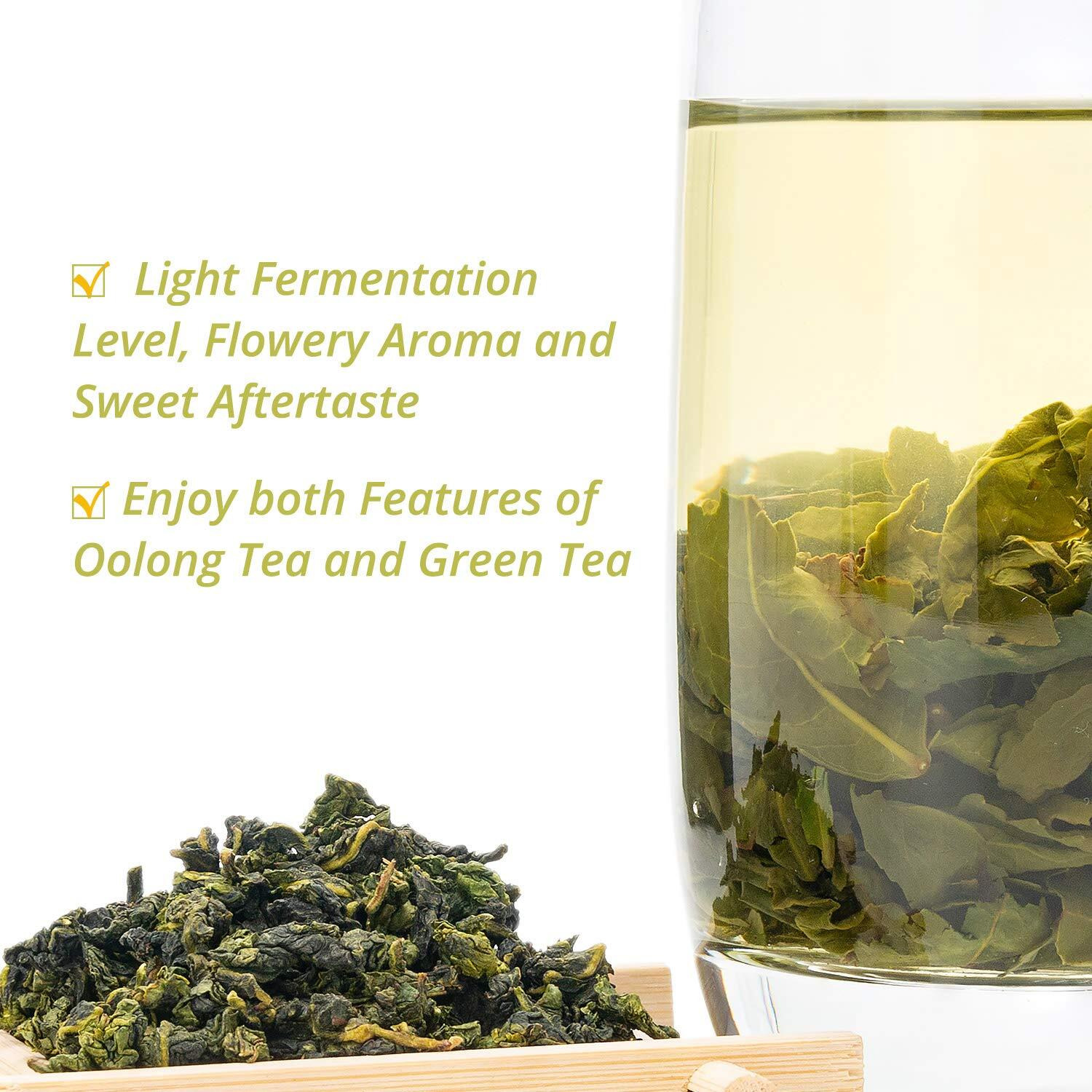 Oriarm Anxi Tie Guan Yin 250G - Chinese Tieguanyin Oolong Tea Loose Leaf - Fujian Wu Long Green Tea Ti Kuan Yin