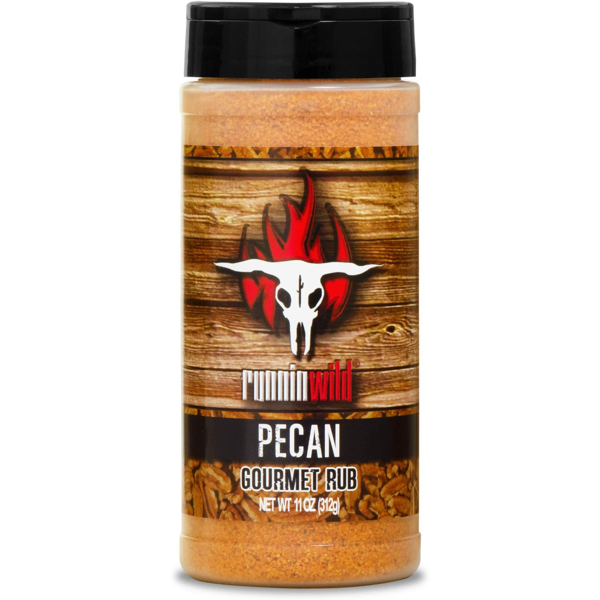Gourmet Pecan Rub | No Artificial Flavors And No Msg Added | Runnin Wild Foods, 11 Ounces