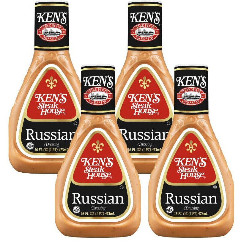 Ken's Steak House Russian Dressing (16 Ounce, Pack Of 4)