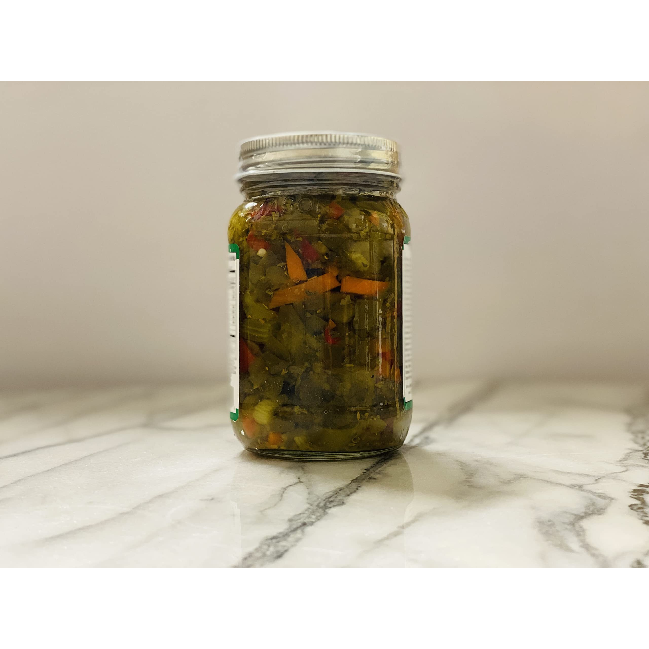 Southside Smitti's - Italian Style Giardiniera - Mild - 16 Oz - Best Chicago Style Giardiniera Peppers - Original Southside Recipe