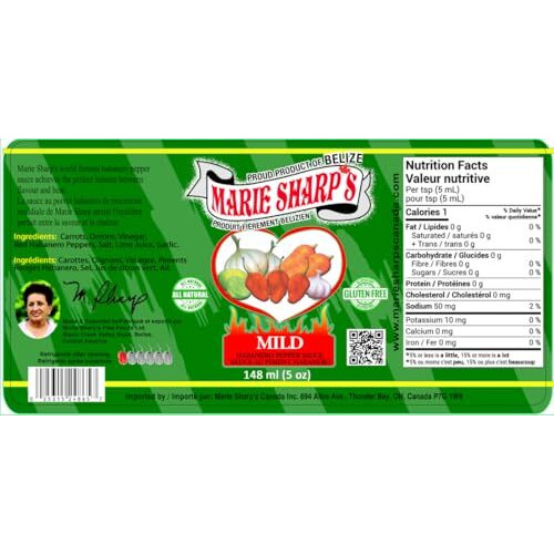 Marie Sharp's Mild Habanero Pepper Sauce