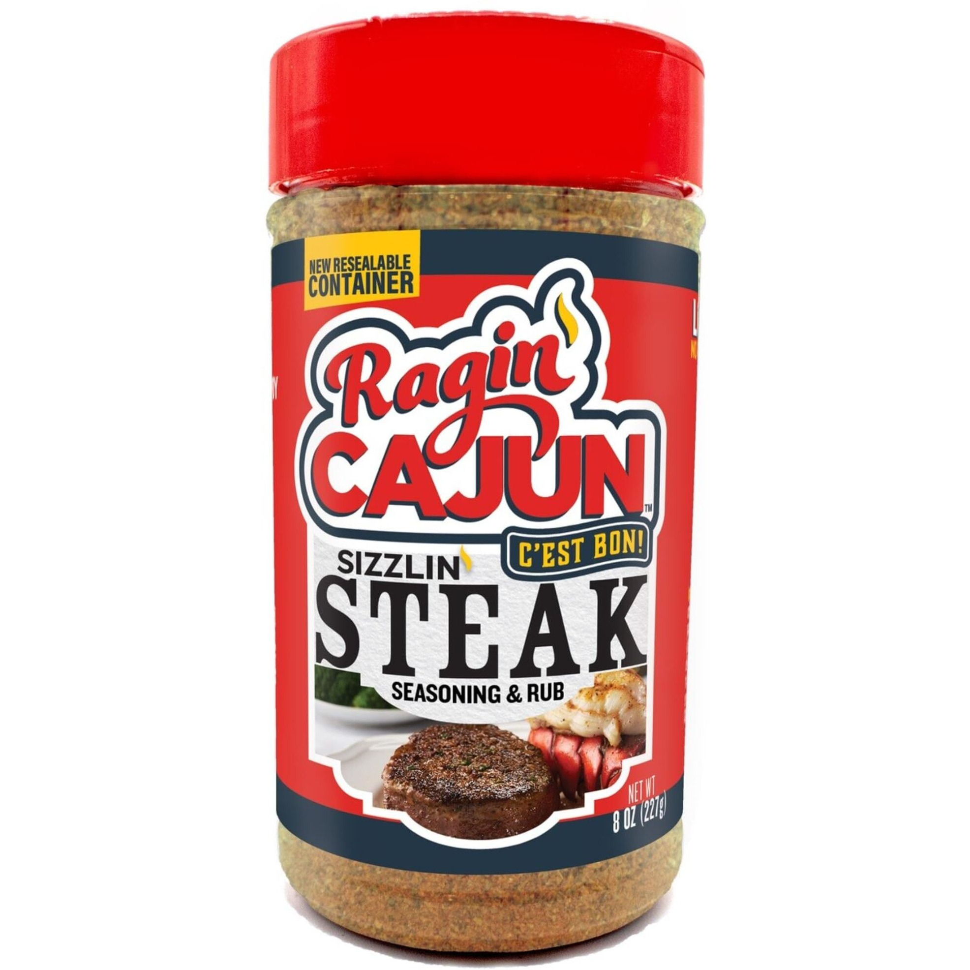 Ragin' Cajun Sizzlin' Steak Seasoning 8 Oz (Pack Of 1)