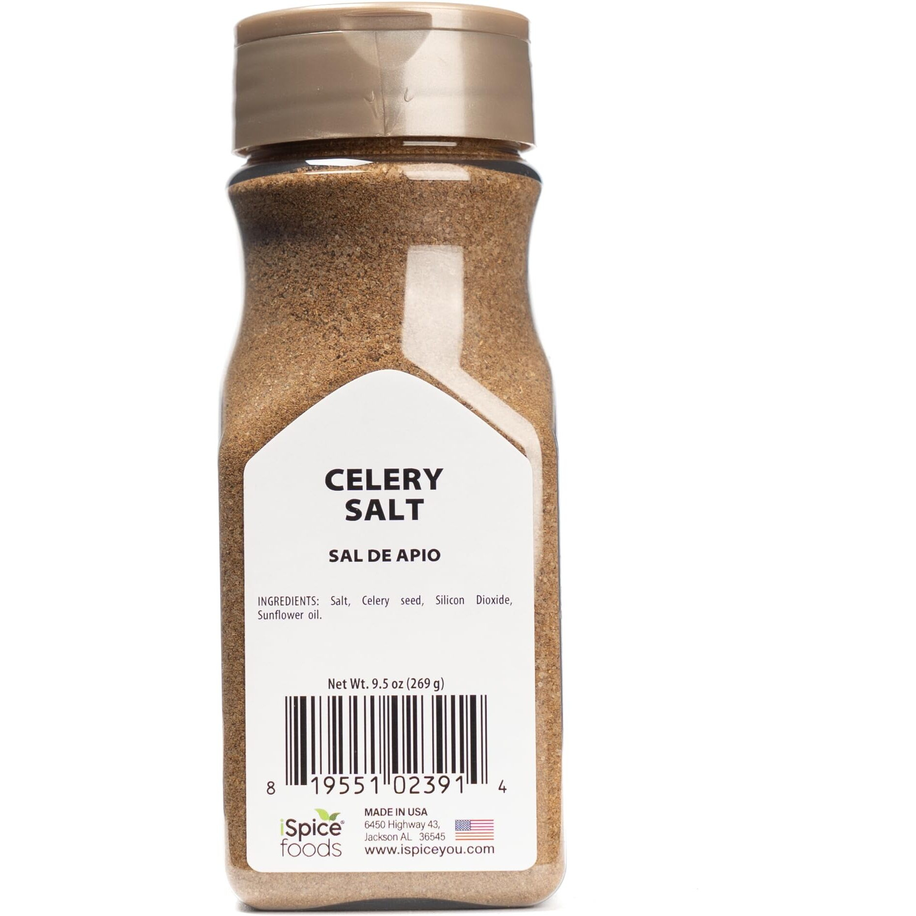Ispice -Savory Celery Salt 9.5 Oz (269G)