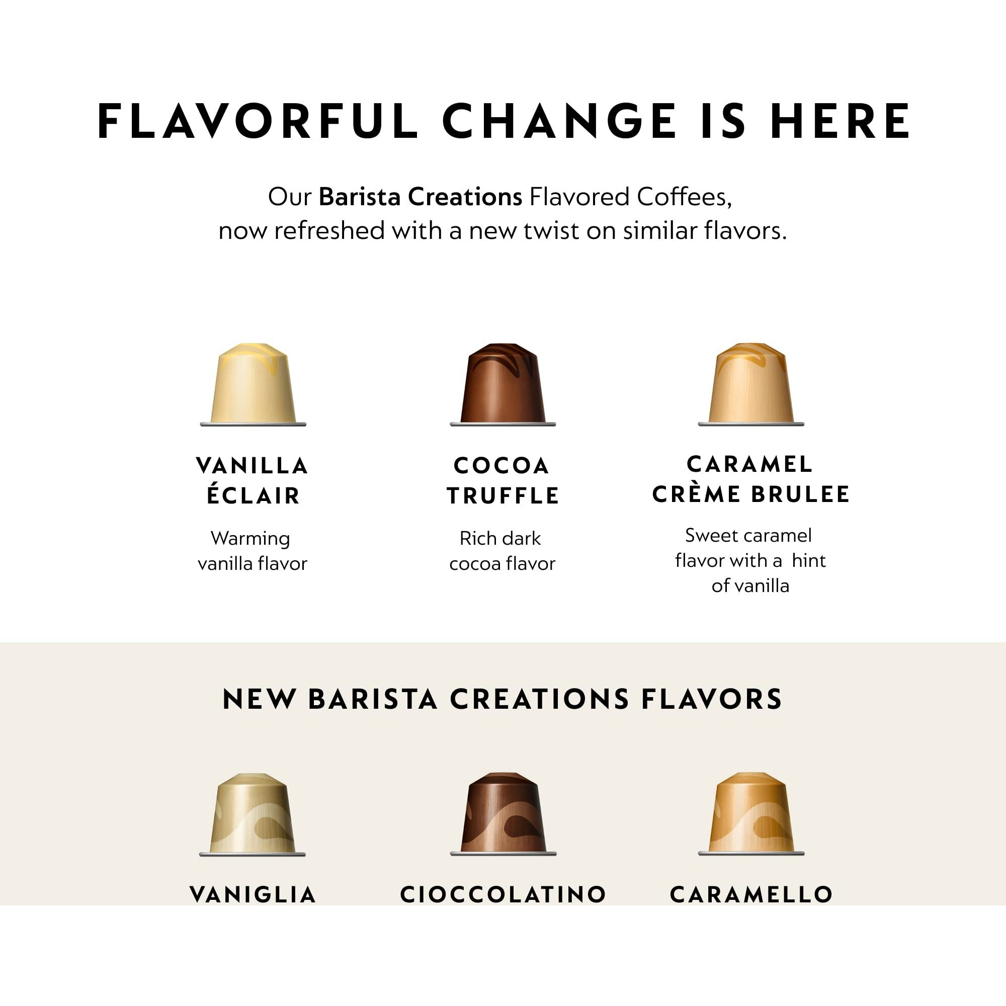 Nespresso Capsules Original Line, Vaniglia, Medium Roast Espresso Coffee, 50 Count Espresso Coffee Pods