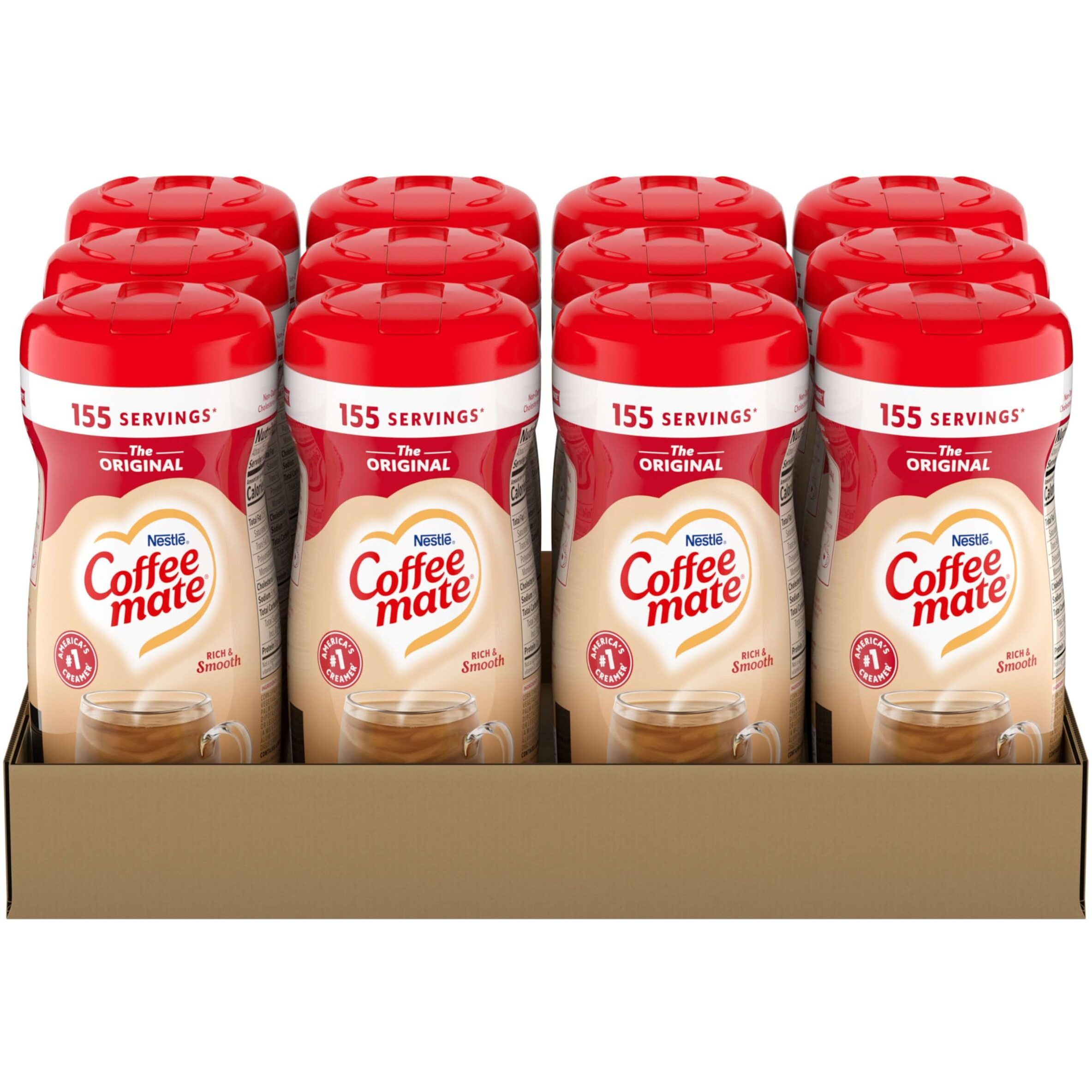 Nestle Coffee Mate Coffee Creamer, Original, Powder Creamer, 11 Oz Canister (Pack Of 12)