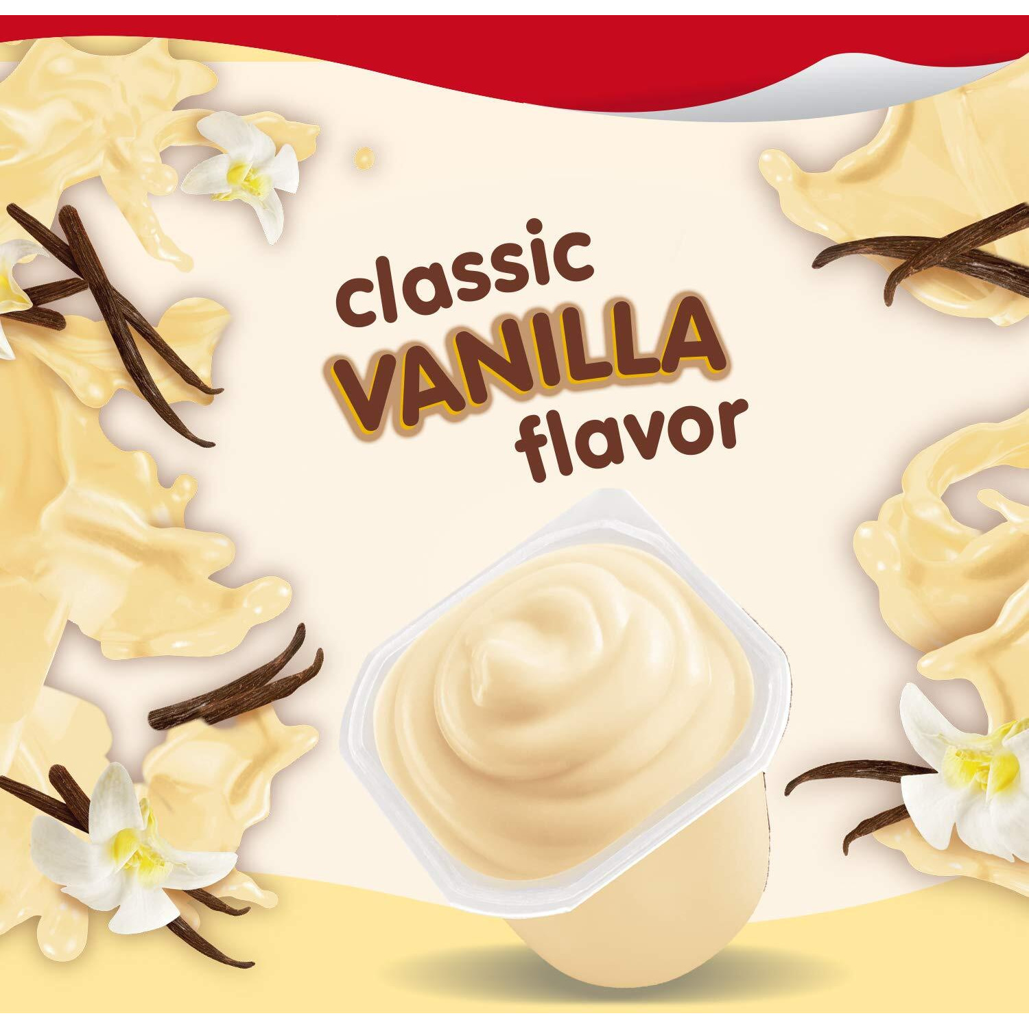 Snack Pack Sugar-Free Vanilla Pudding Cups, 4 Count, 12 Pack