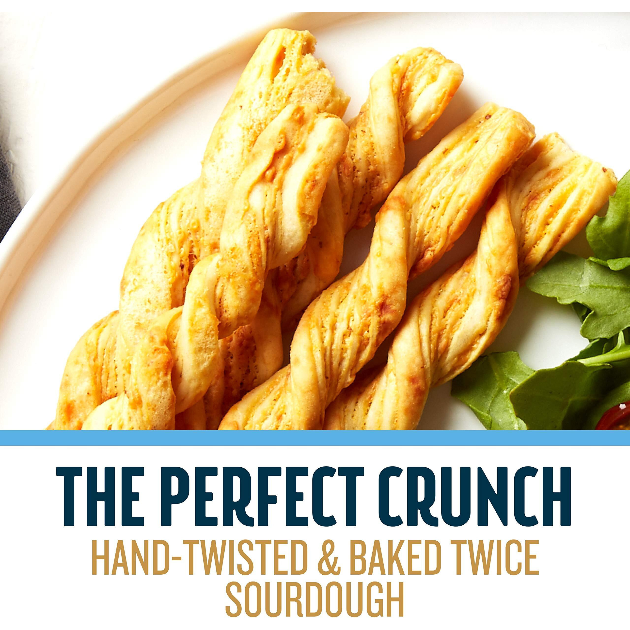 John Wm. Macy's Cheesesticks | Melting Parmesan | Twice Baked Sourdough Crackers Made With 100% Real Aged Cheese, Non Gmo, Nothing Artificial | 4 Oz. (3 Pack)