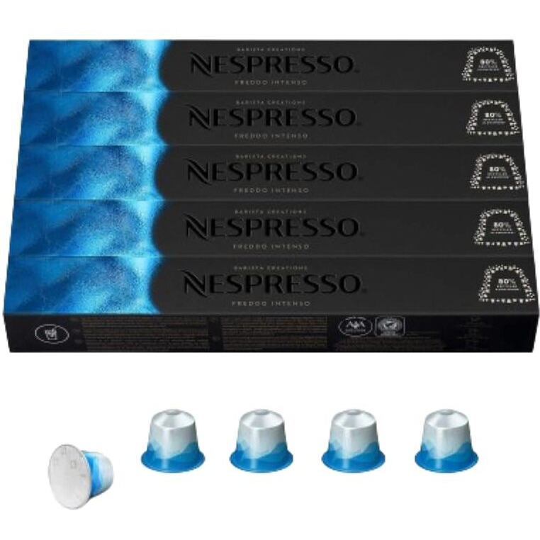 Nespresso Capsules Original Line, Freddo Intenso, 50-Count Espresso Coffee Pods